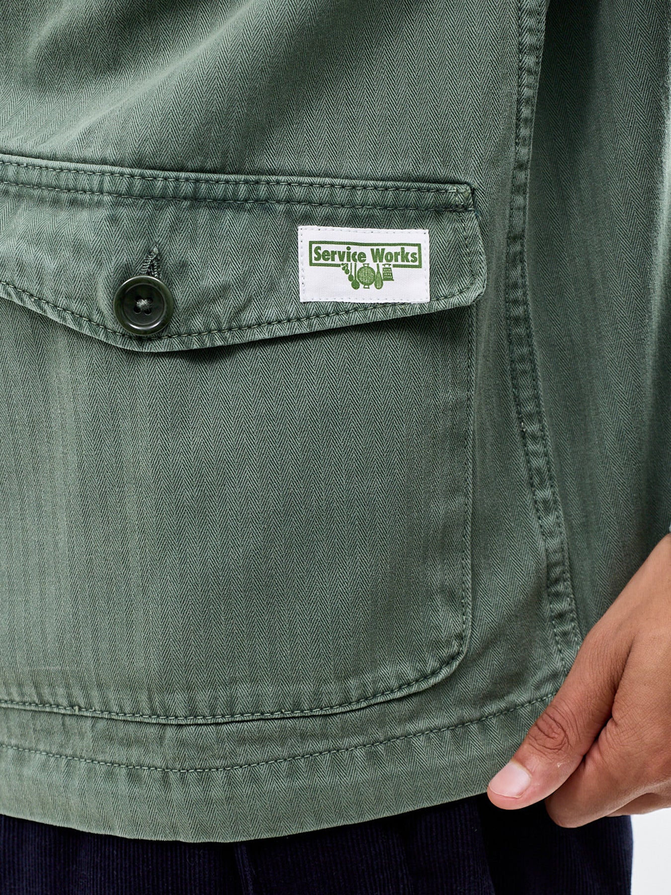 Organic Cotton Pigment HBT Smock 2.0