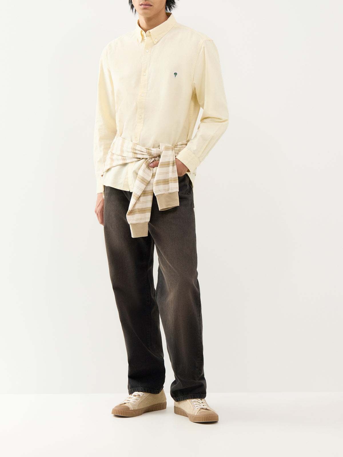 Artichoke Oxford Organic Cotton Shirt