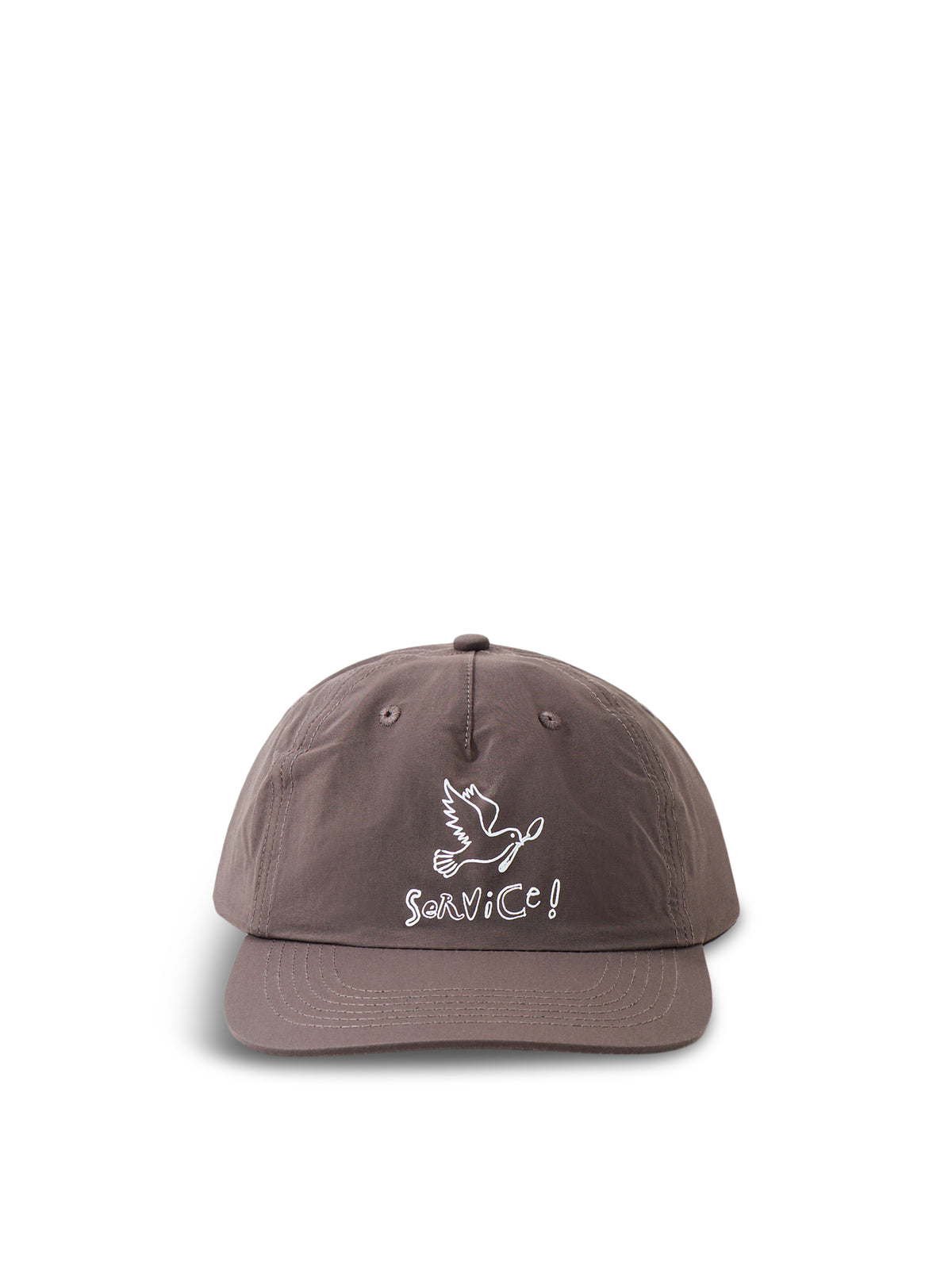 Nylon Dove Cap - Brown