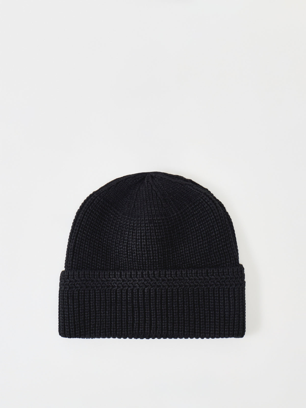 Wool Artichoke Beanie - Black