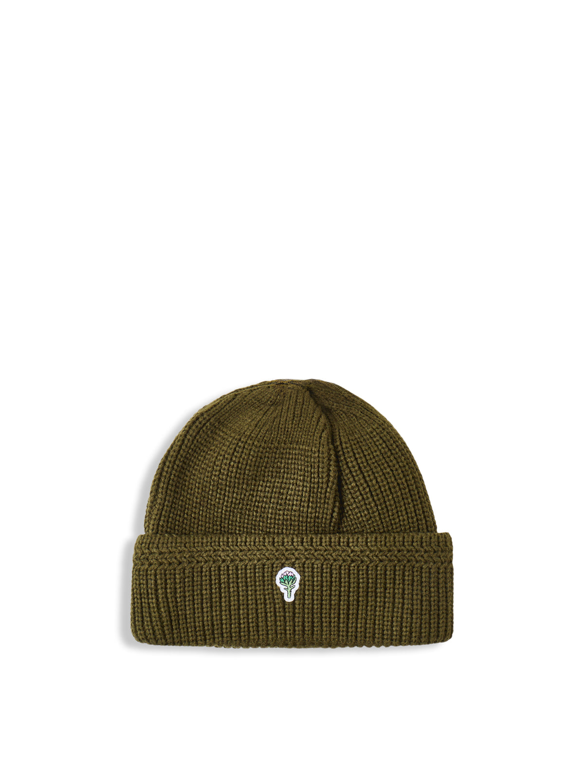 Wool Artichoke Beanie - Olive