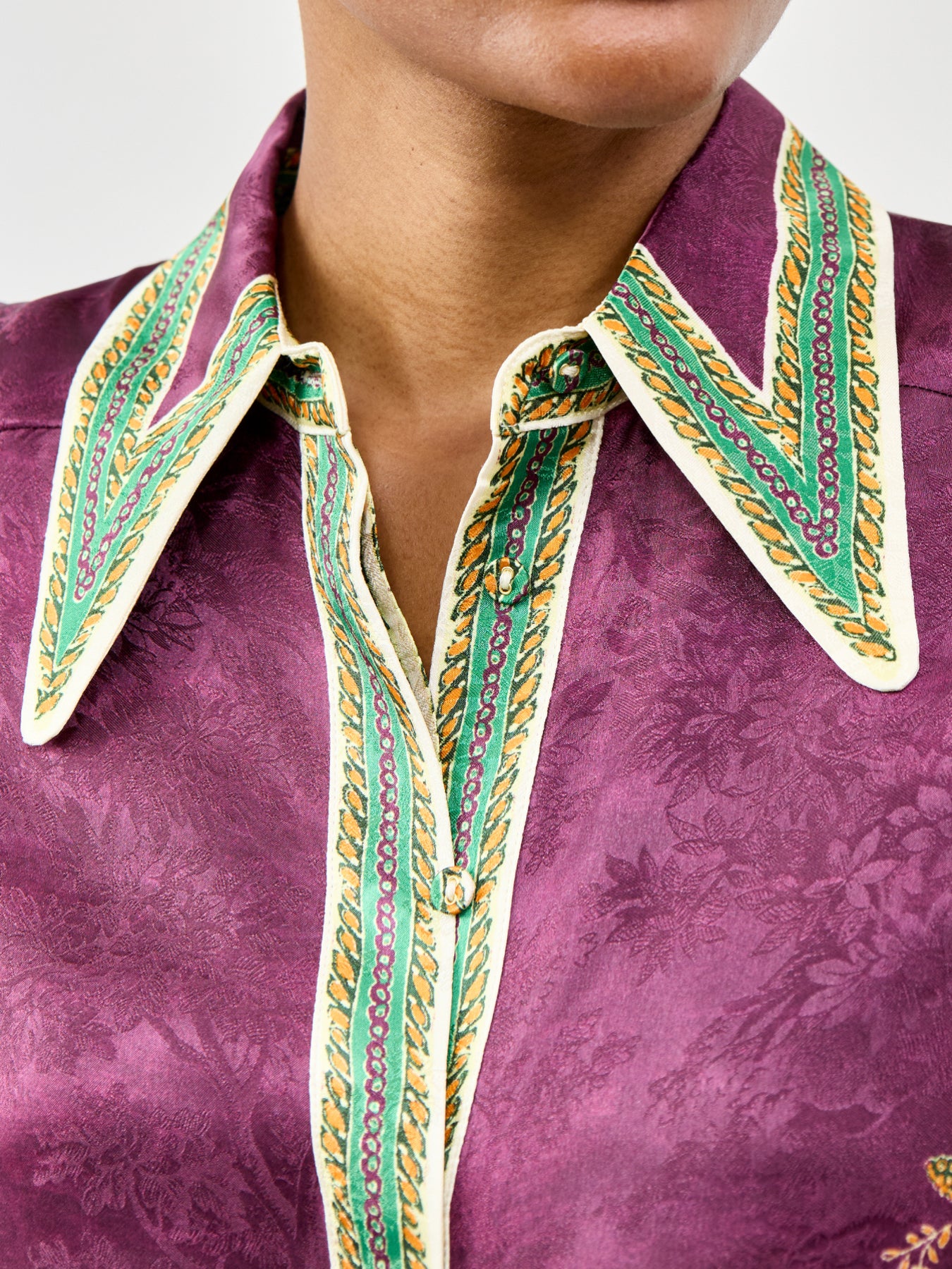 Ruthie Silk Blend Shirt Multi
