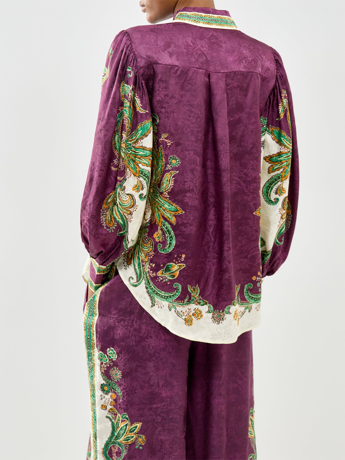Ruthie Silk Blend Shirt Multi