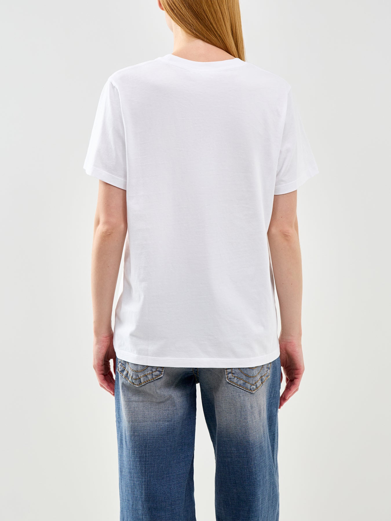 Basic Jersey Strawberry T-Shirt White