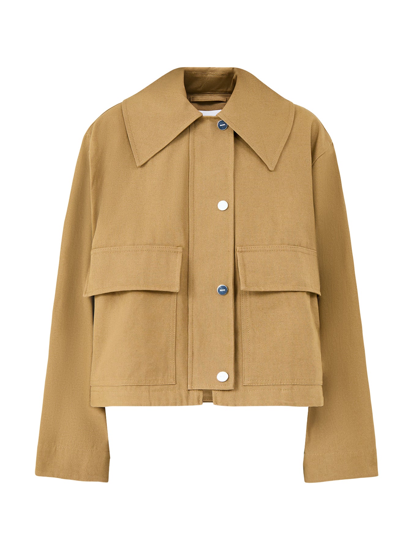 Workwear Canvas Barn Shacket Brown