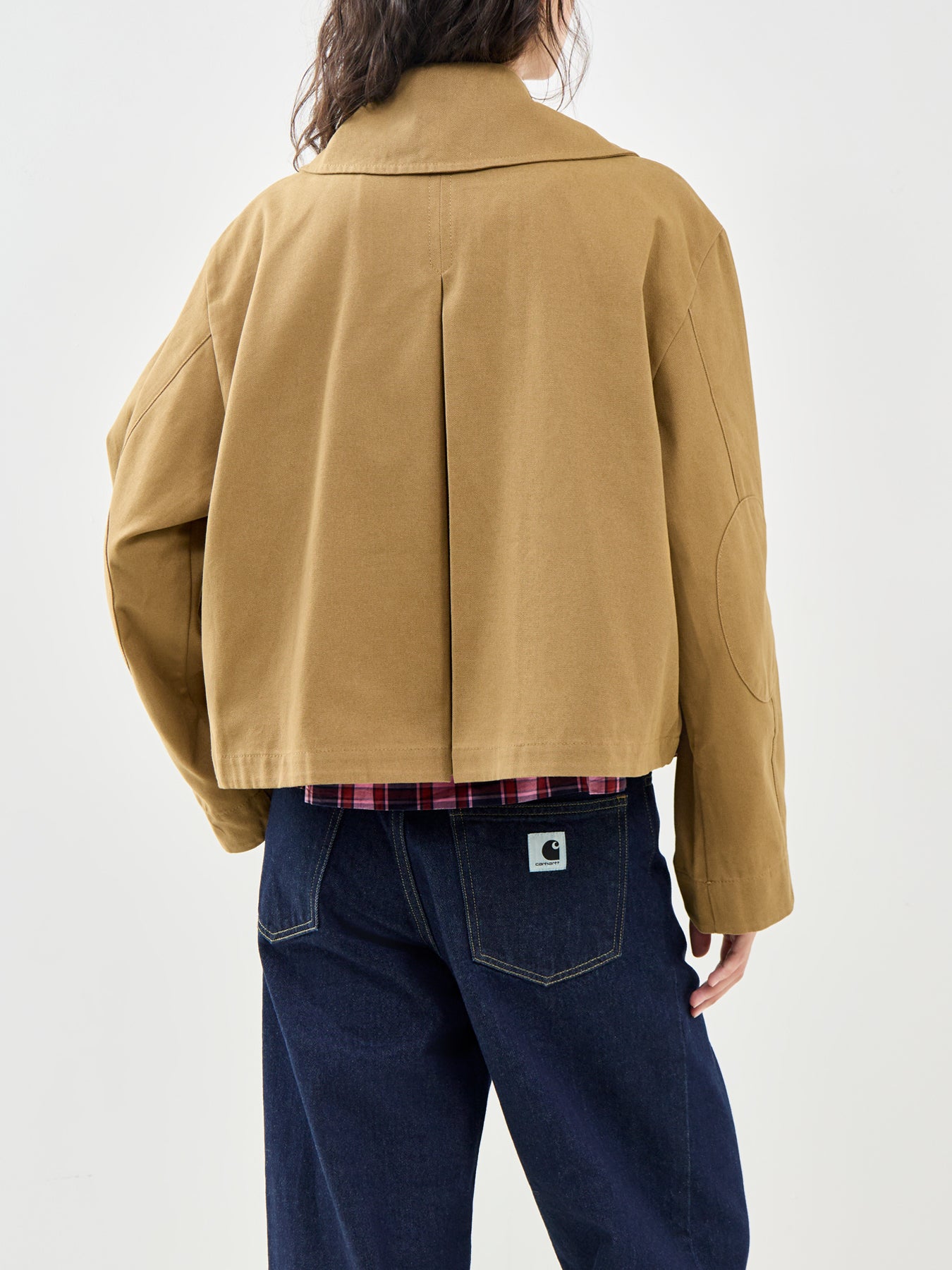 Workwear Canvas Barn Shacket Brown