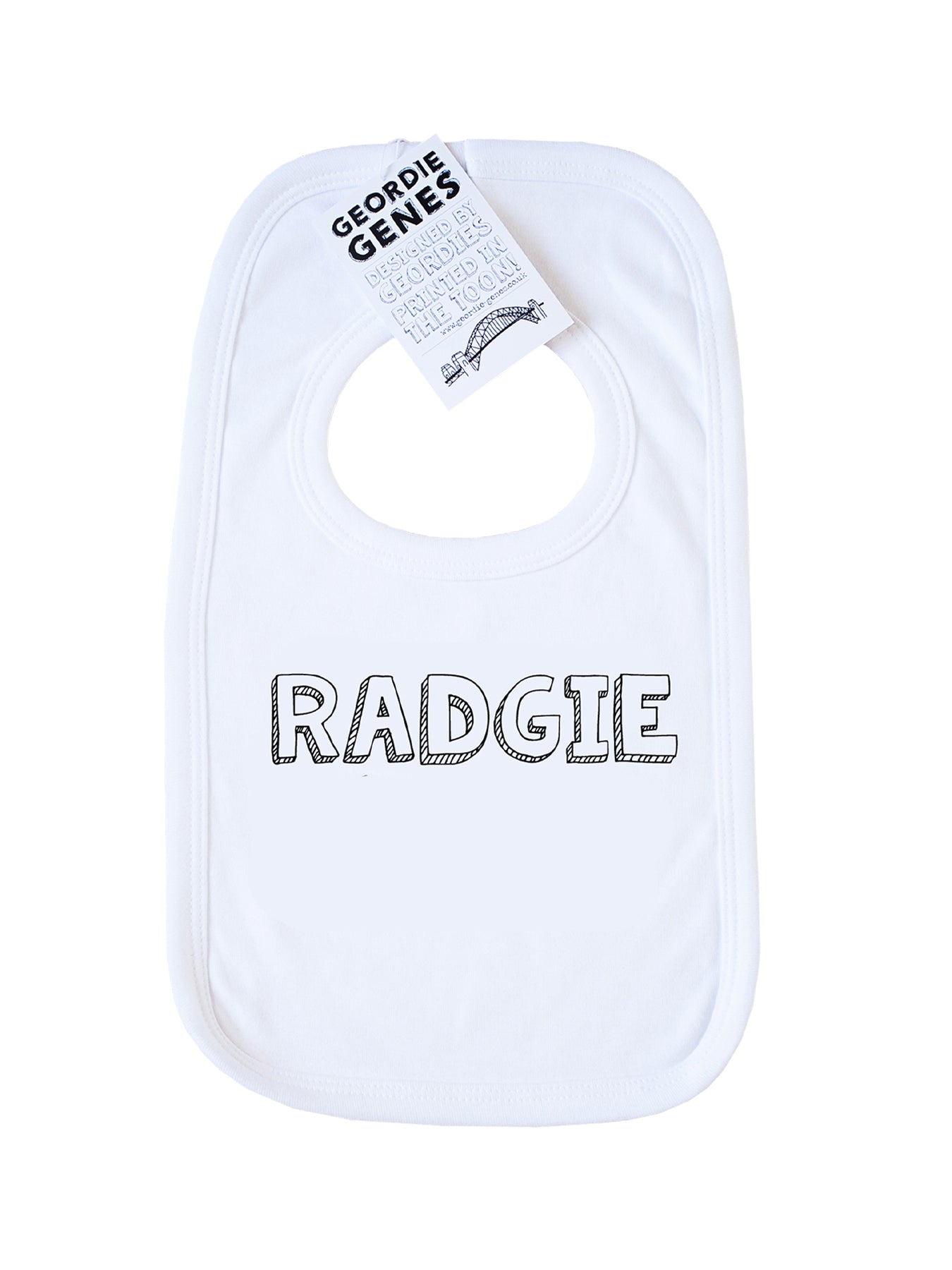 Radgie Baby Bib Black