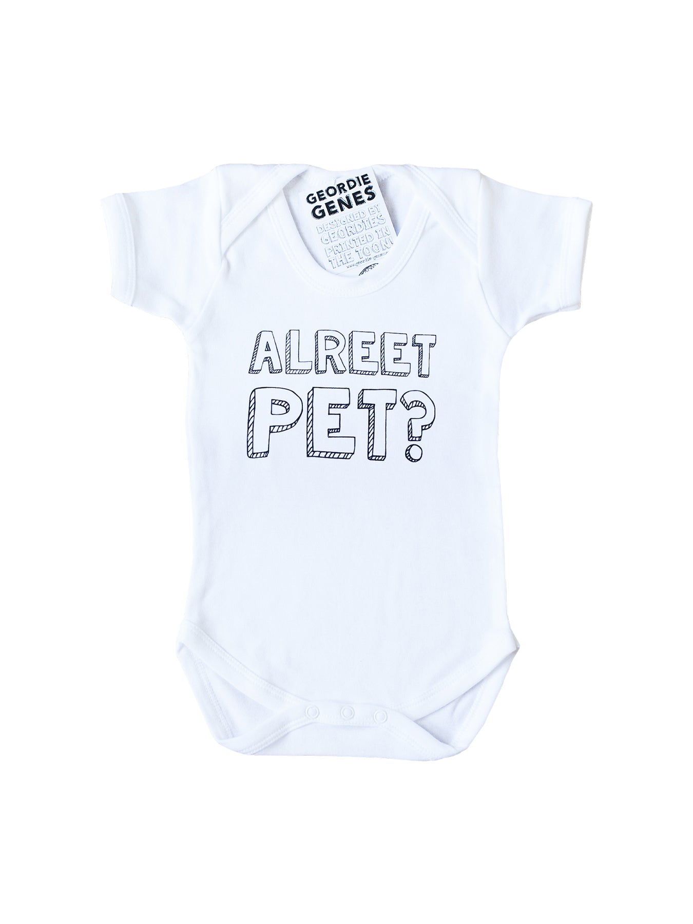 Alreet Pet Baby Vest White