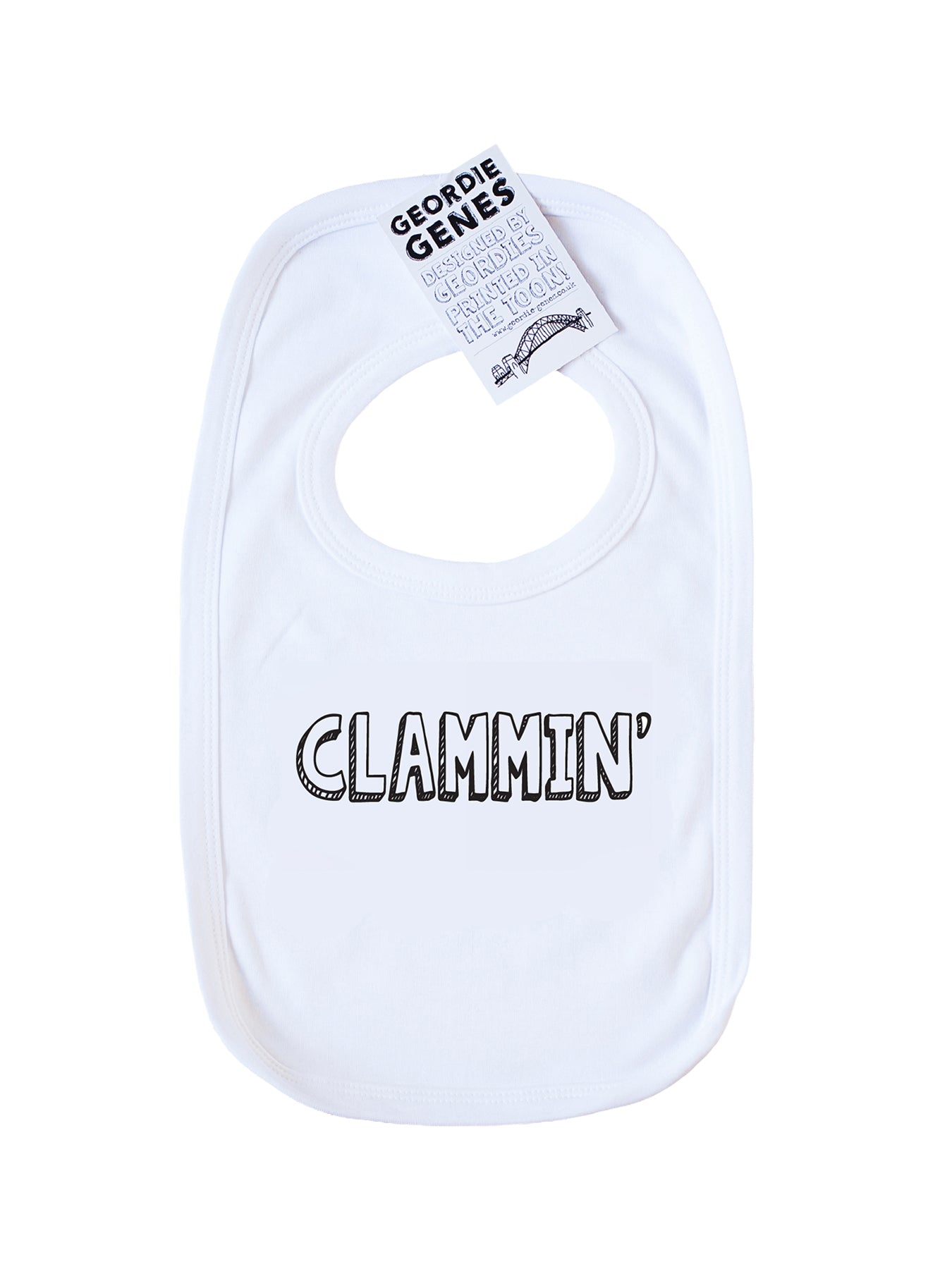 Clammin Baby Bib Black