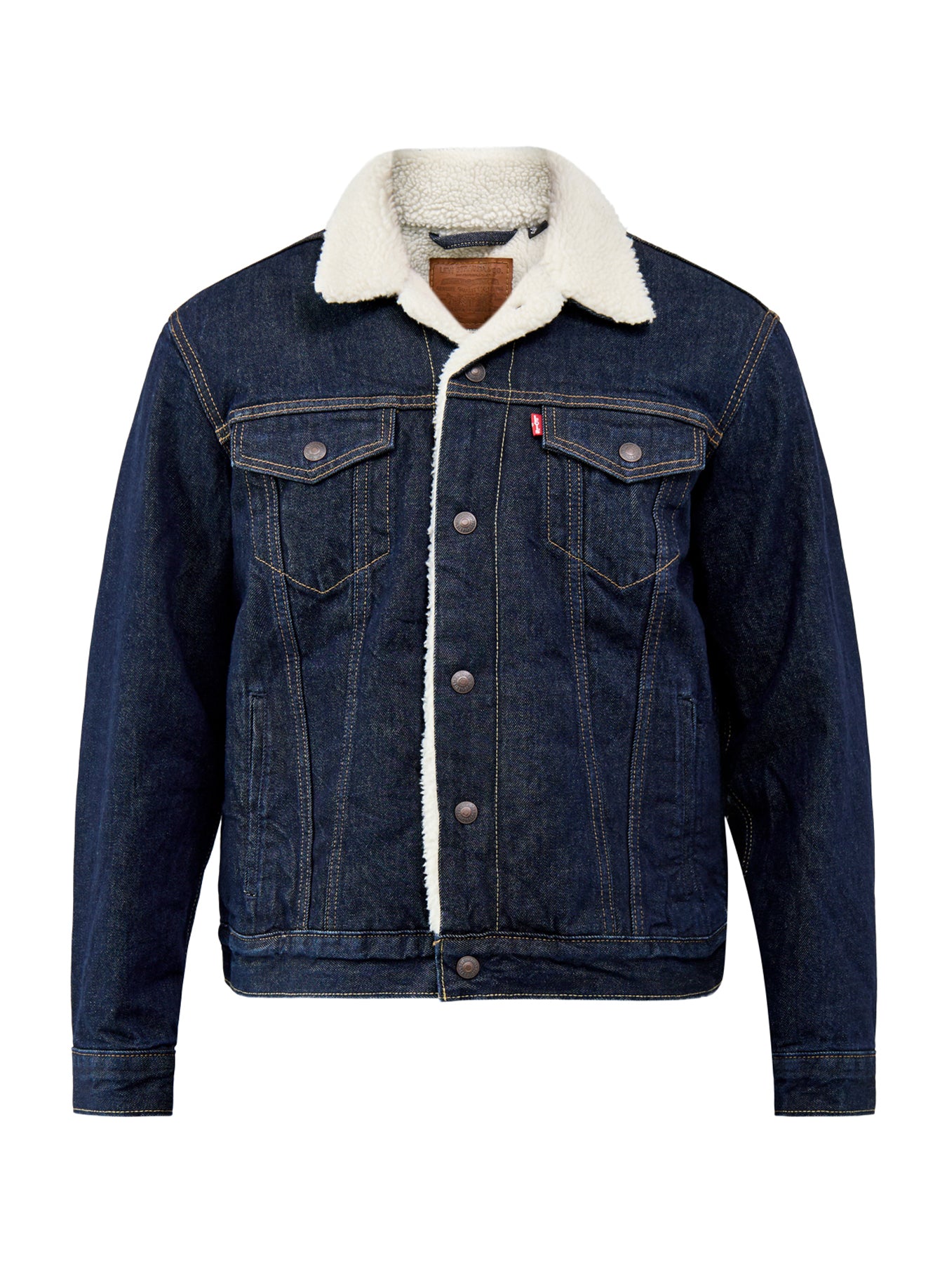 Type 3 Sherpa Trucker Jacket Navy
