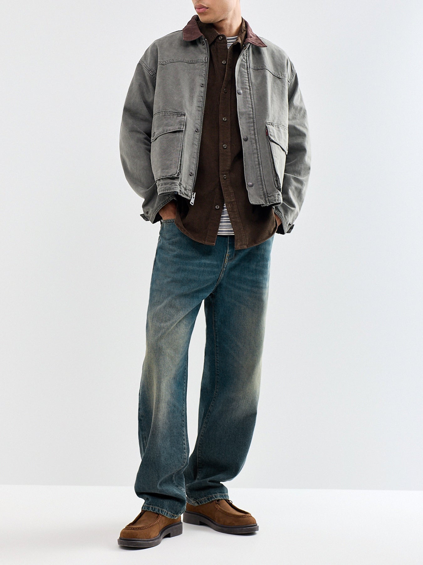 Cotton Cord Overshirt