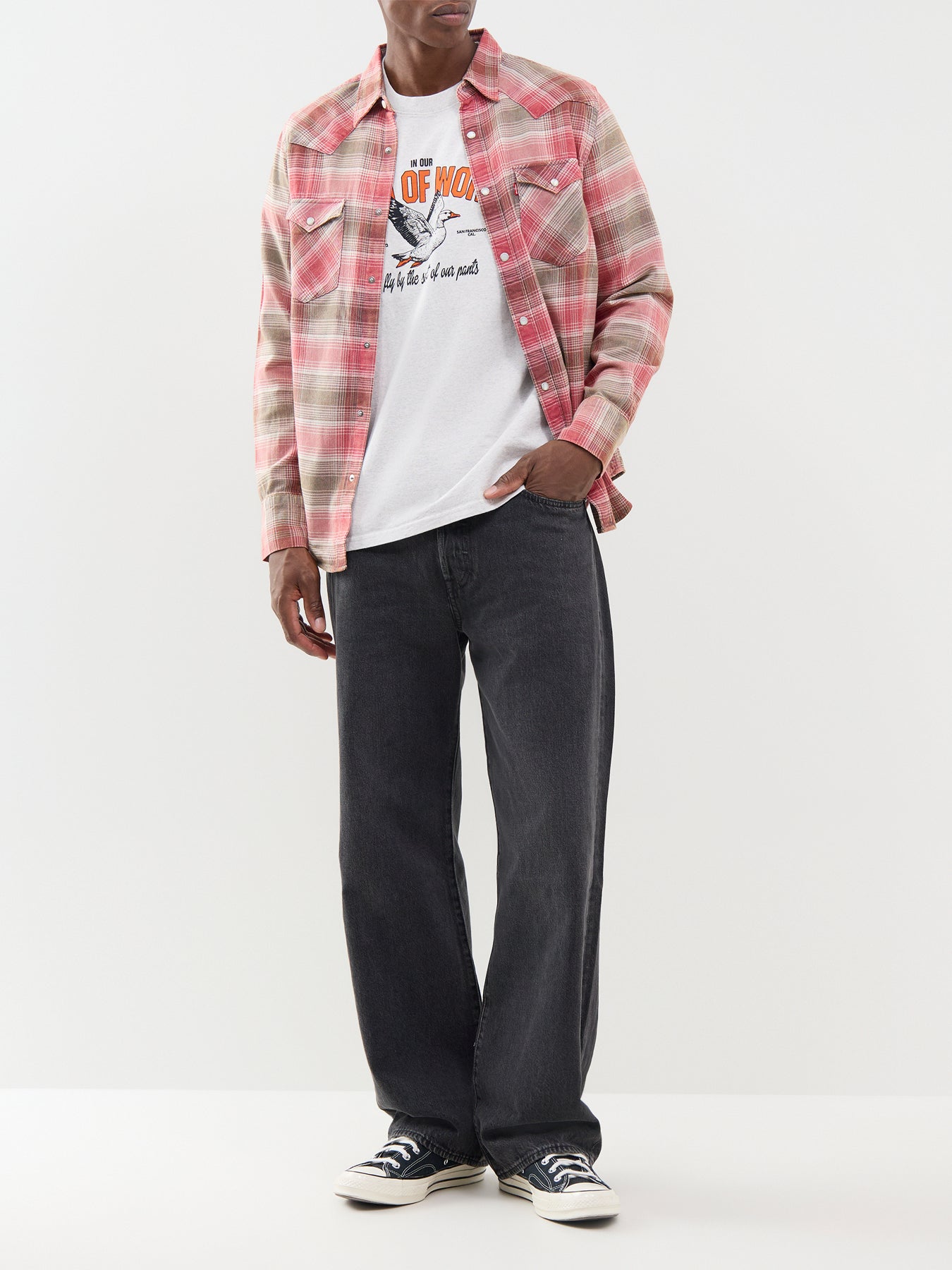 Barstow Western Standard Check Flannel Shirt