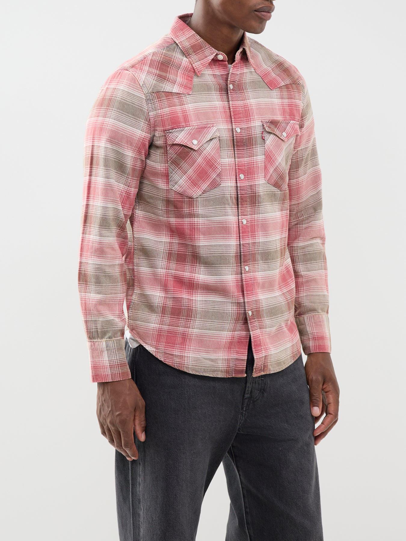 Barstow Western Standard Check Flannel Shirt
