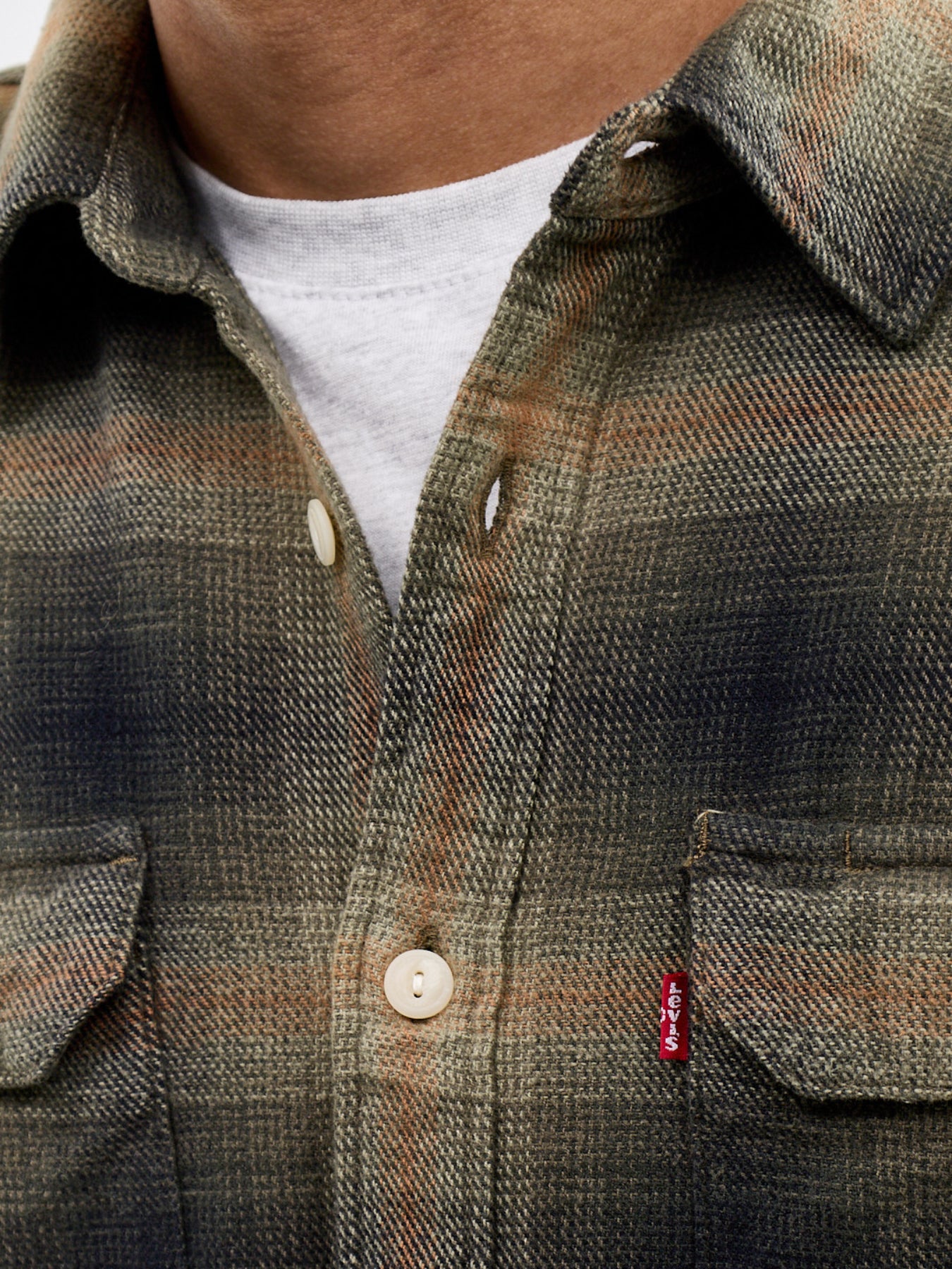 Cotton Check Flannel Shirt