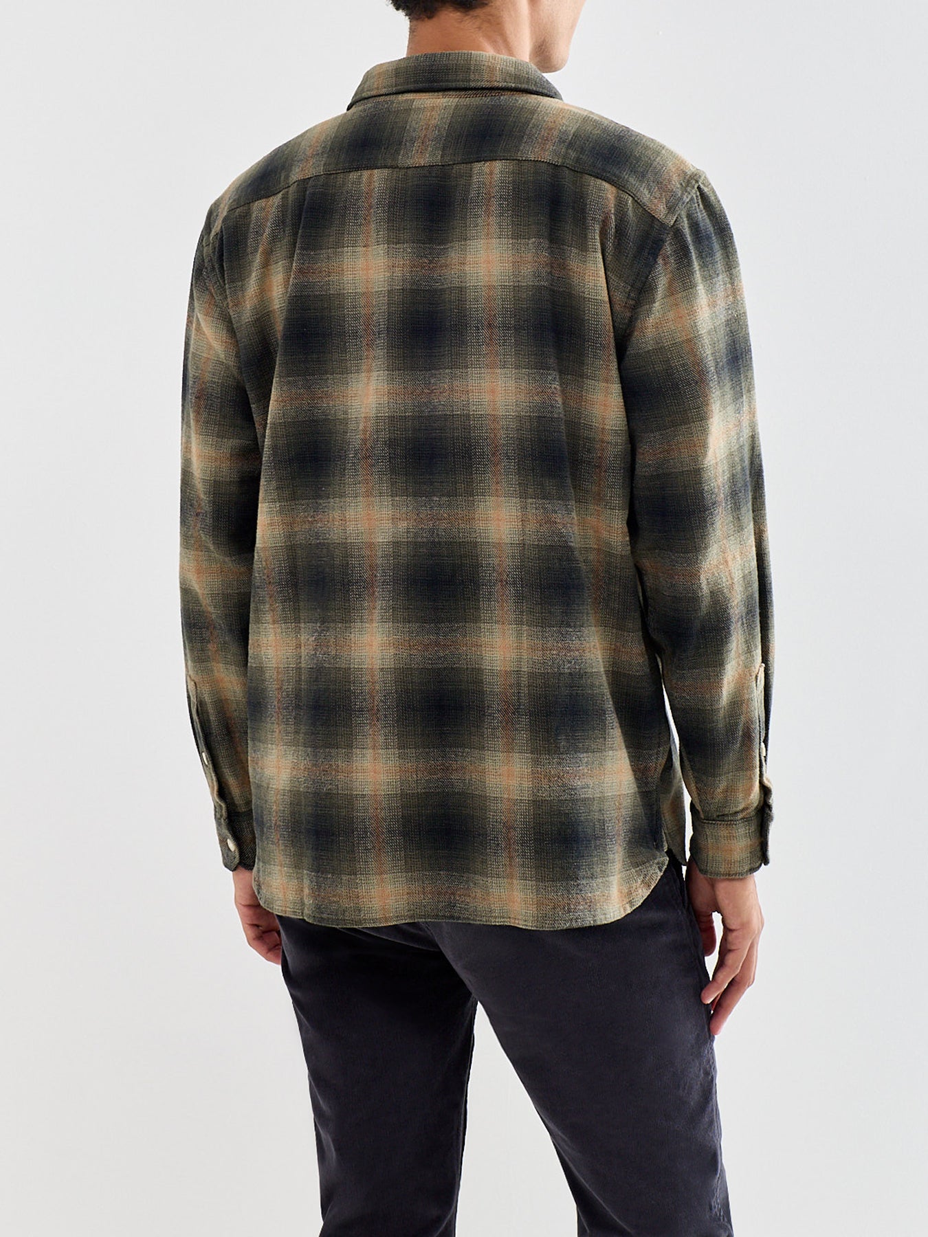 Cotton Check Flannel Shirt