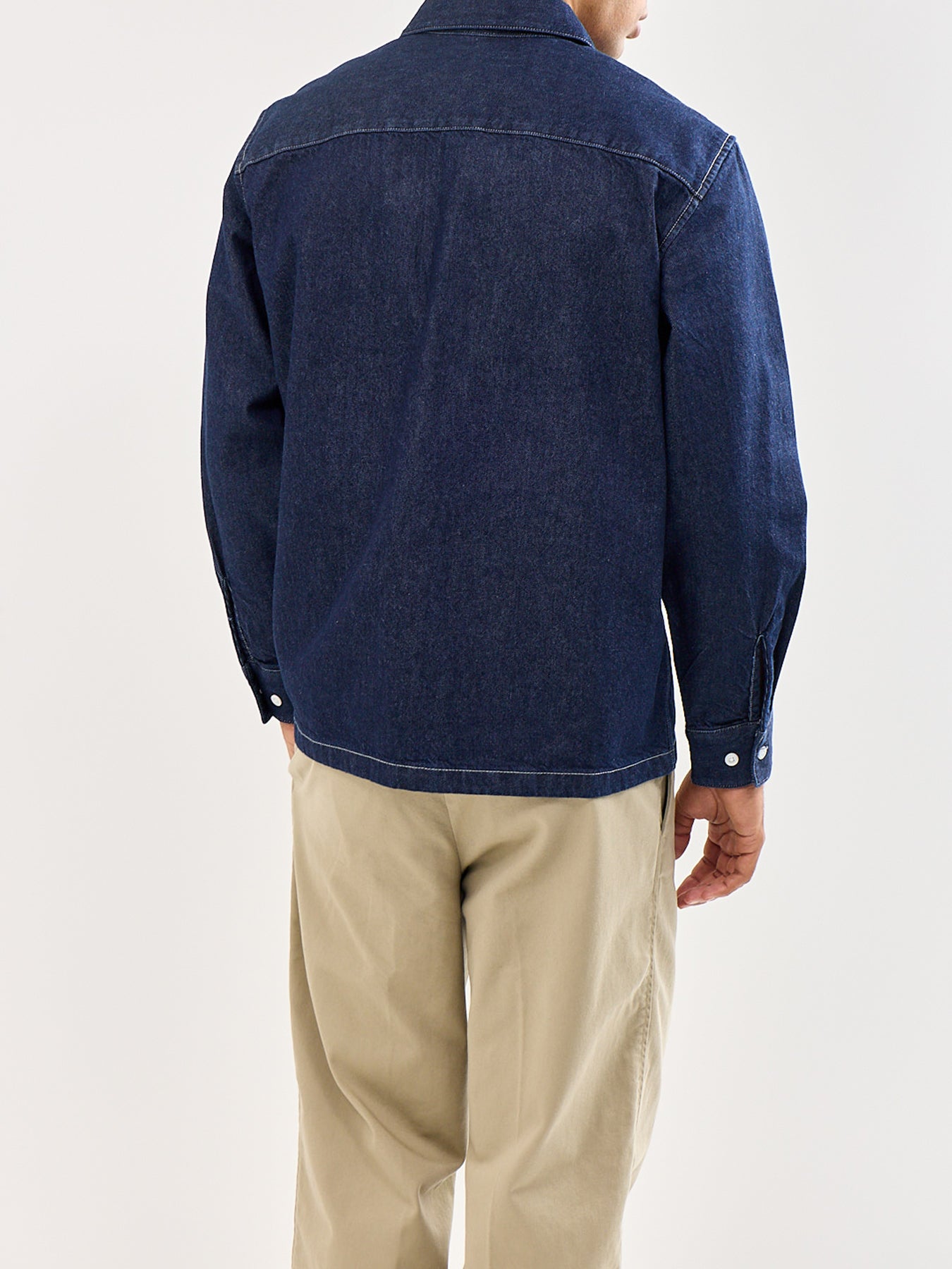 Worker Denim Overshirt Navy