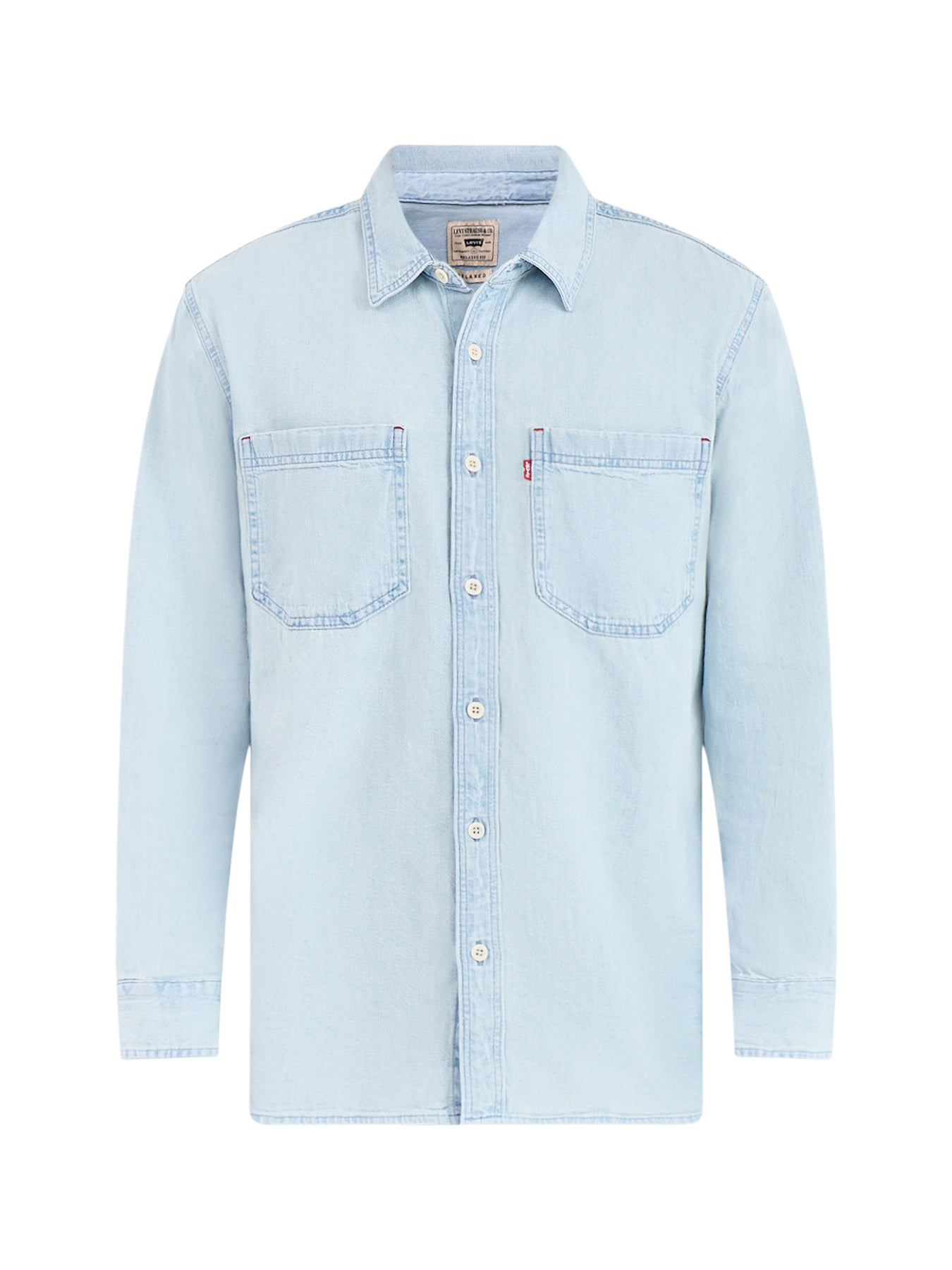 Mariposa Worker Denim Overshirt Blue