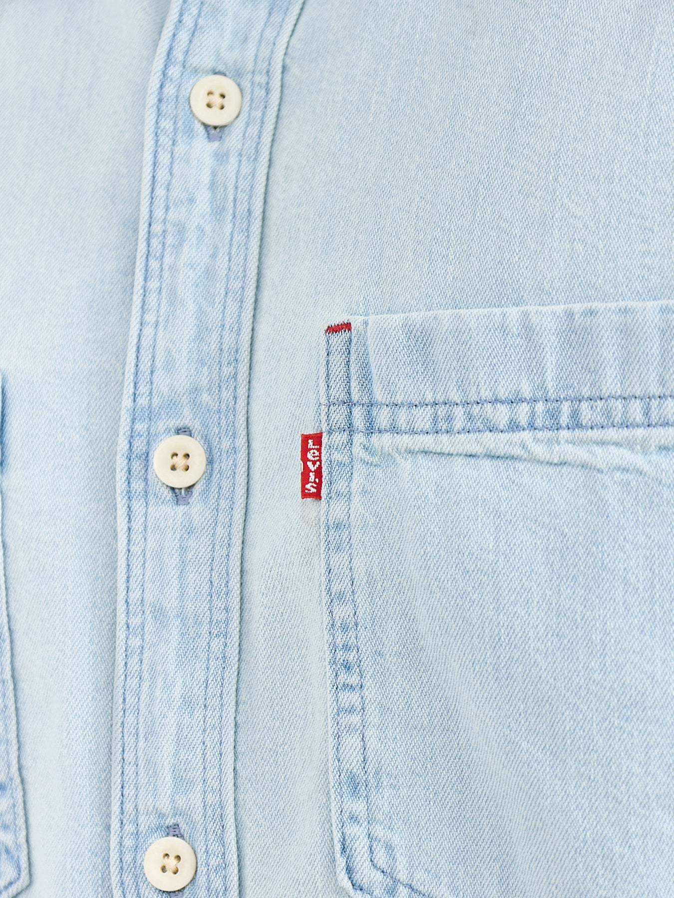 Mariposa Worker Denim Overshirt Blue