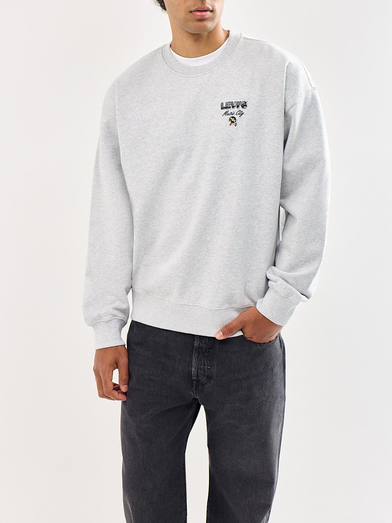 Sunset Graphic Sweatshirt Grey