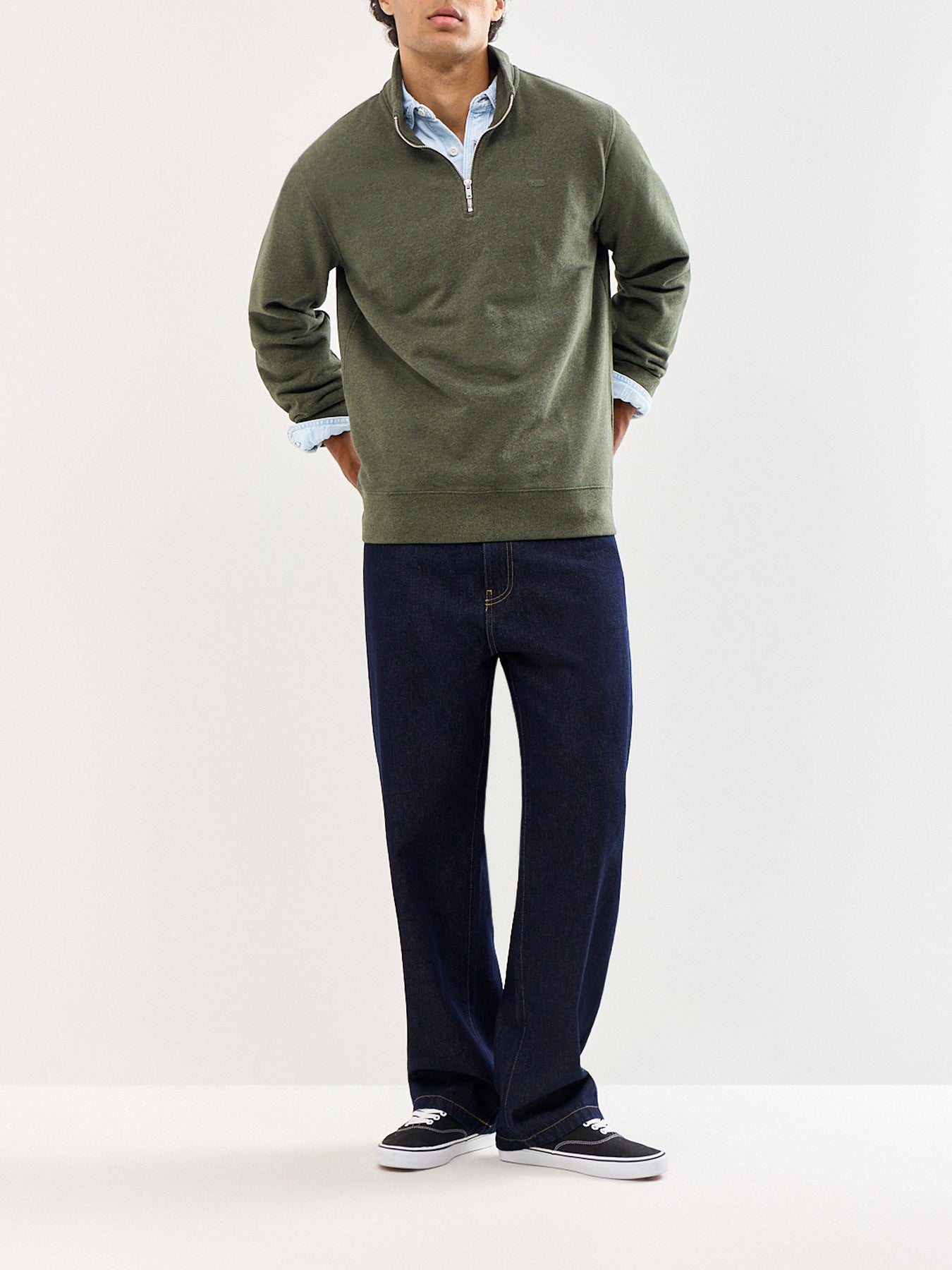 Original Quarter Zip Sweatshirt Green