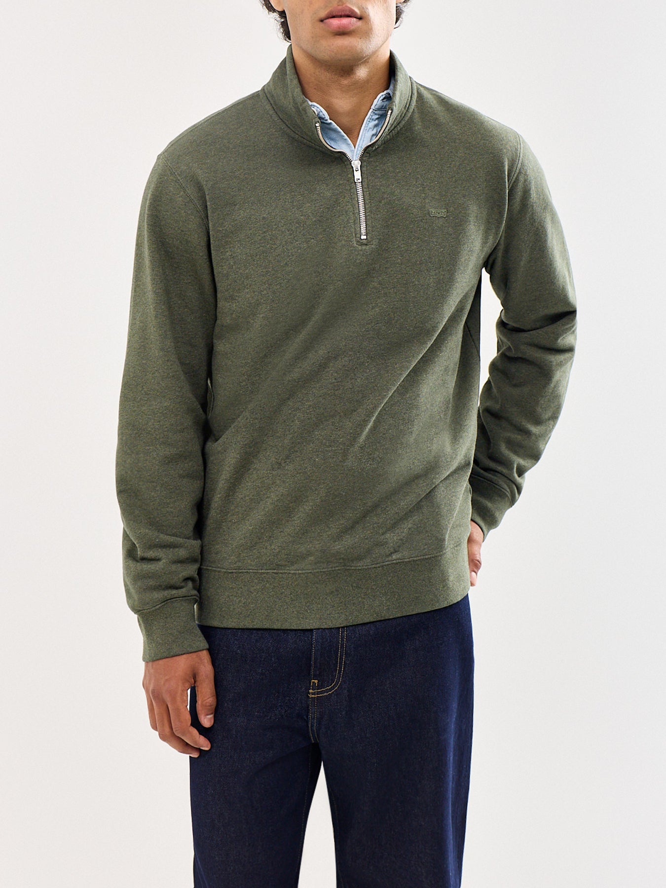 Original Quarter Zip Sweatshirt Green