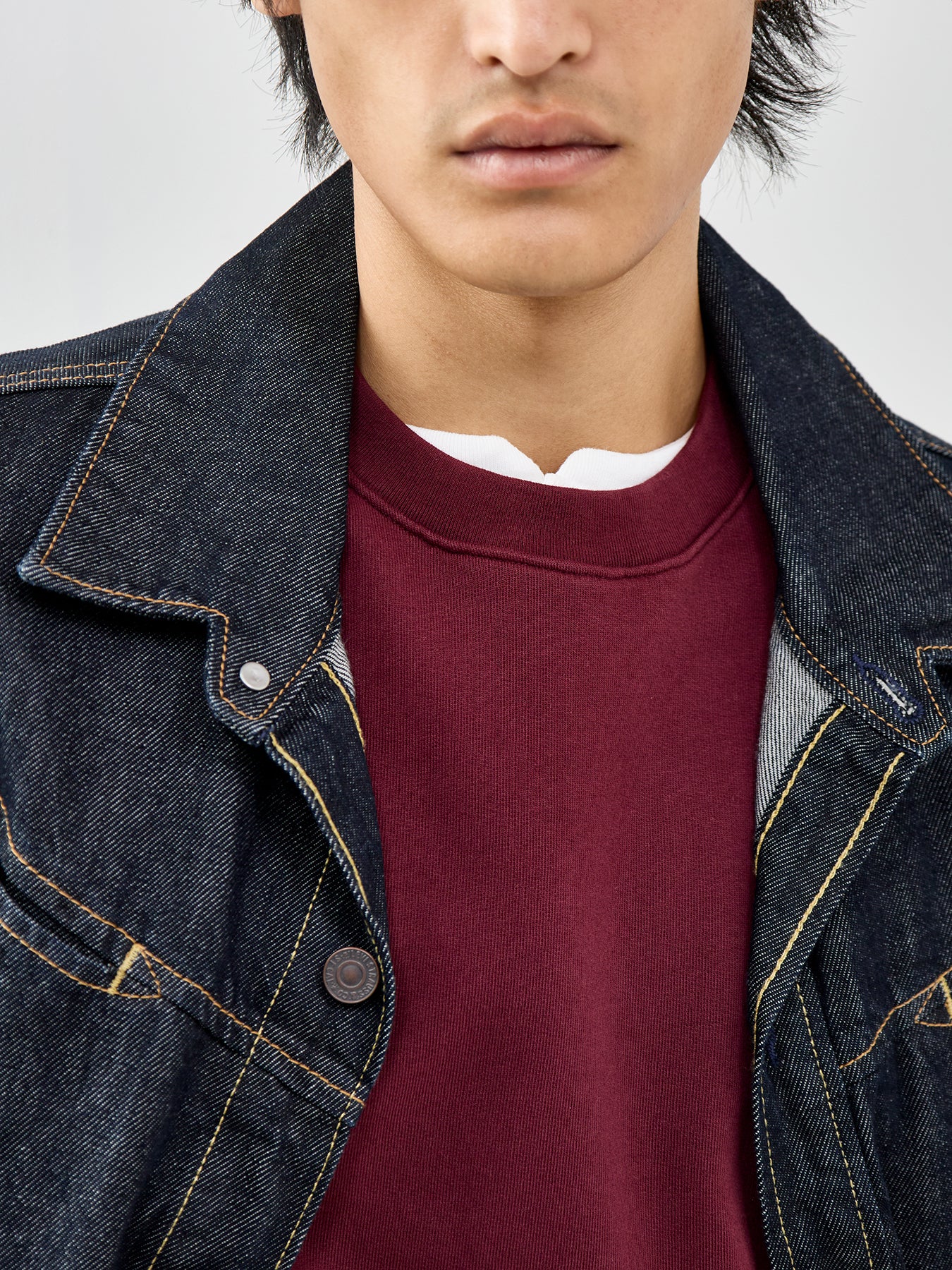 Original Crew Neck Sweatshirt Burgundy