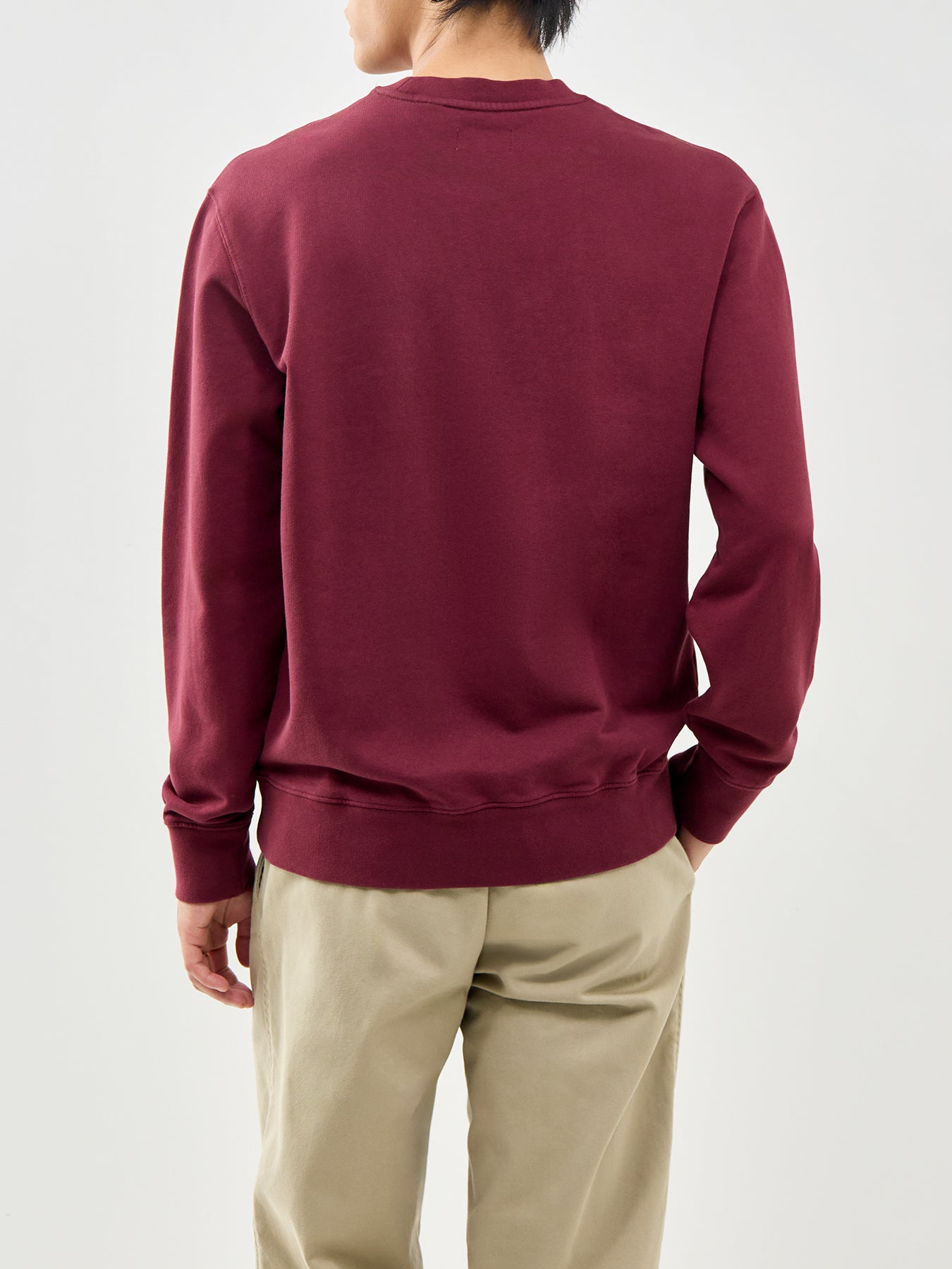 Original Crew Neck Sweatshirt Burgundy