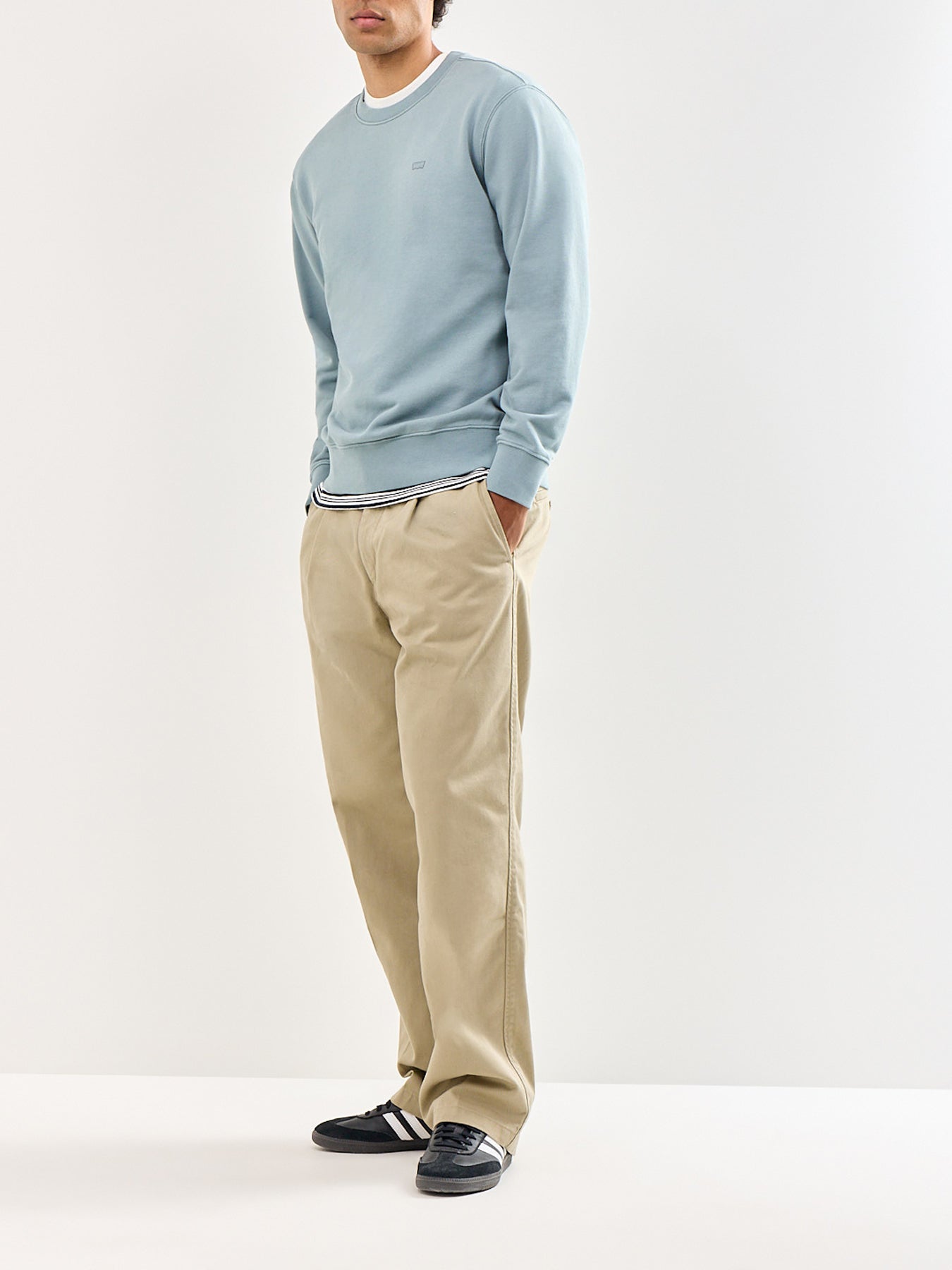 Original Crew Neck Sweatshirt Blue