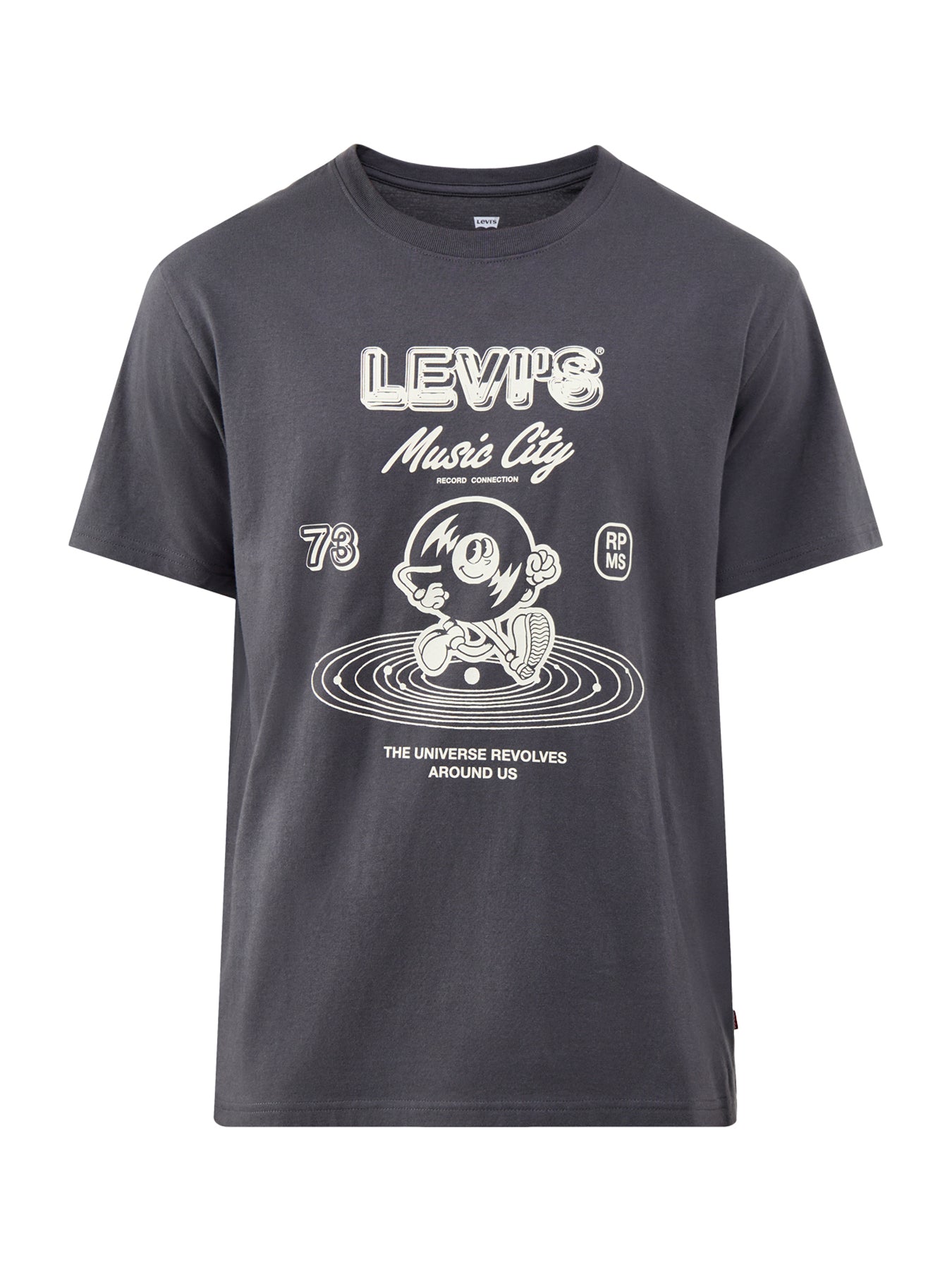 Relaxed Fit Graphic T-Shirt Grey