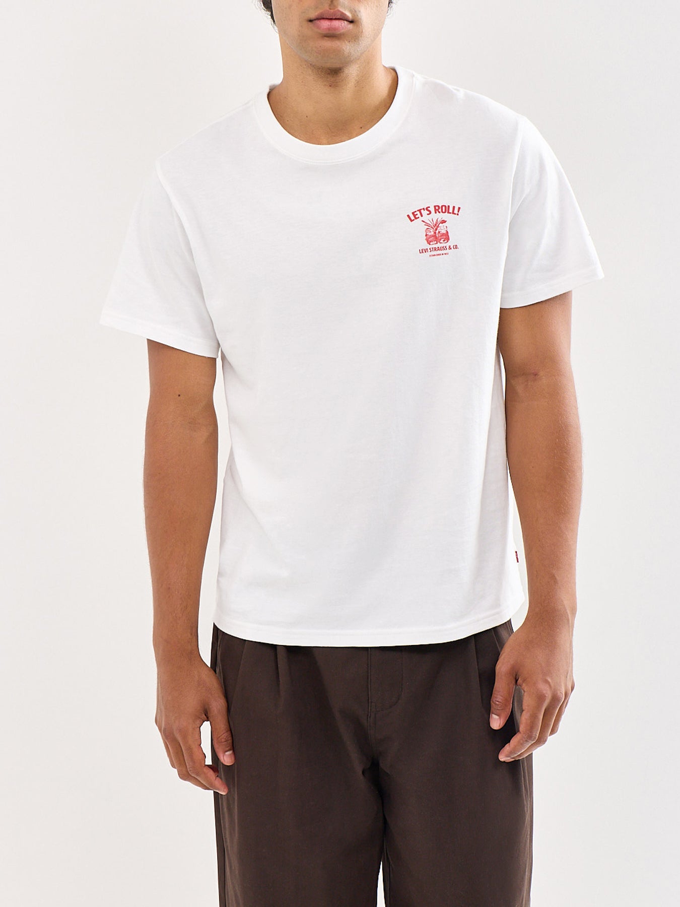 Relaxed Fit Graphic T-Shirt White