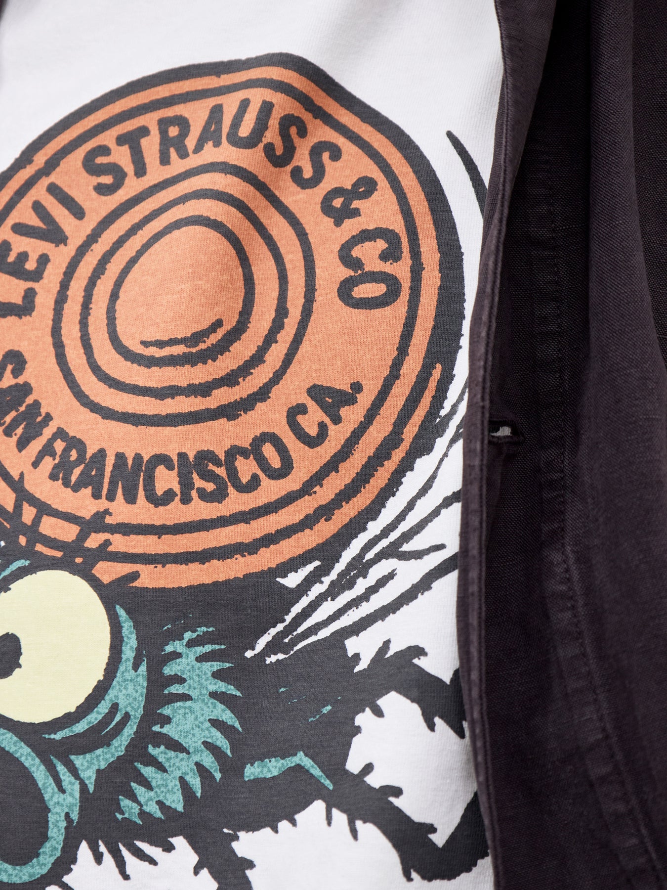 Vintage Fit Graphic T-Shirt White