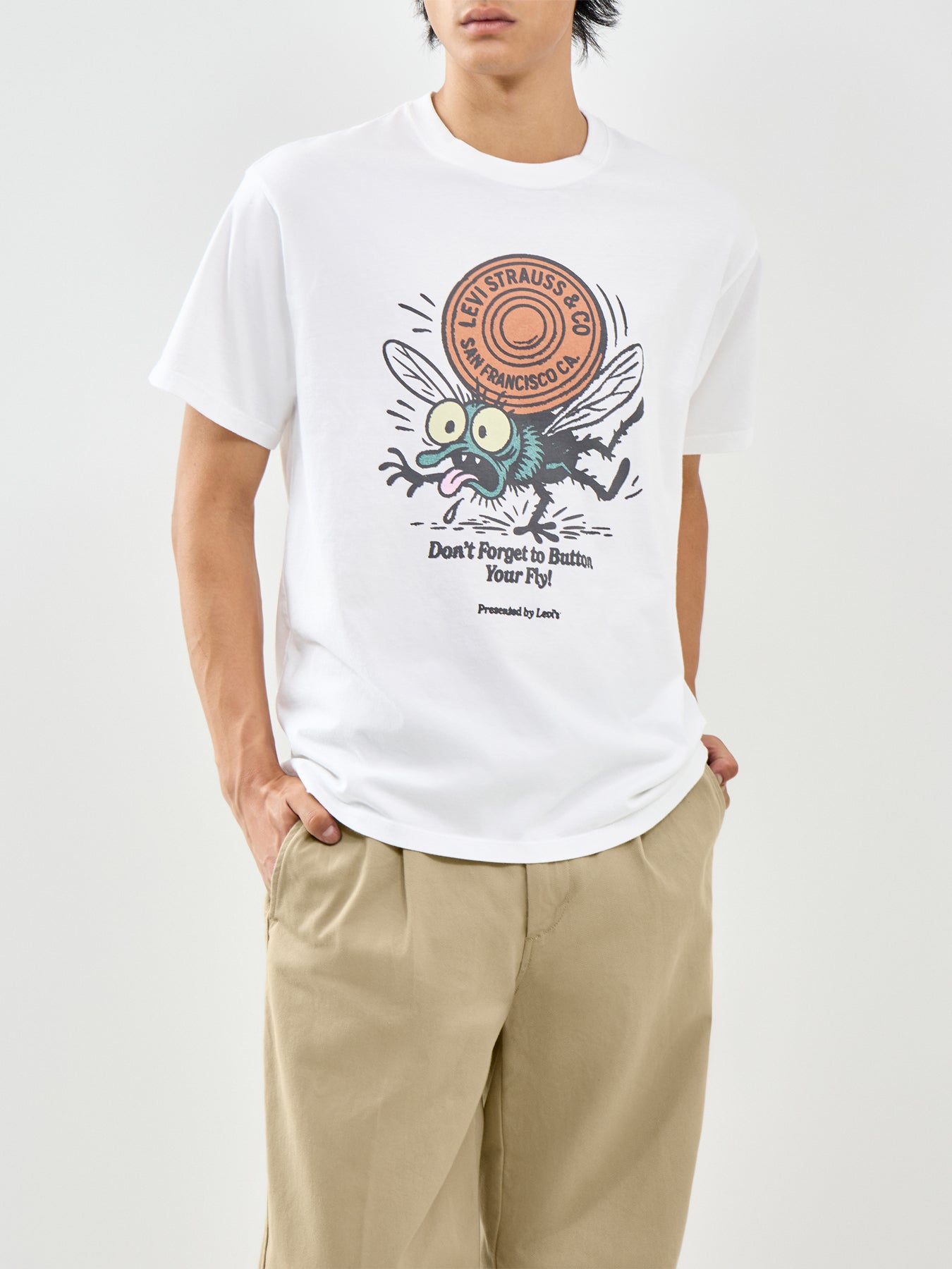 Vintage Fit Graphic T-Shirt White