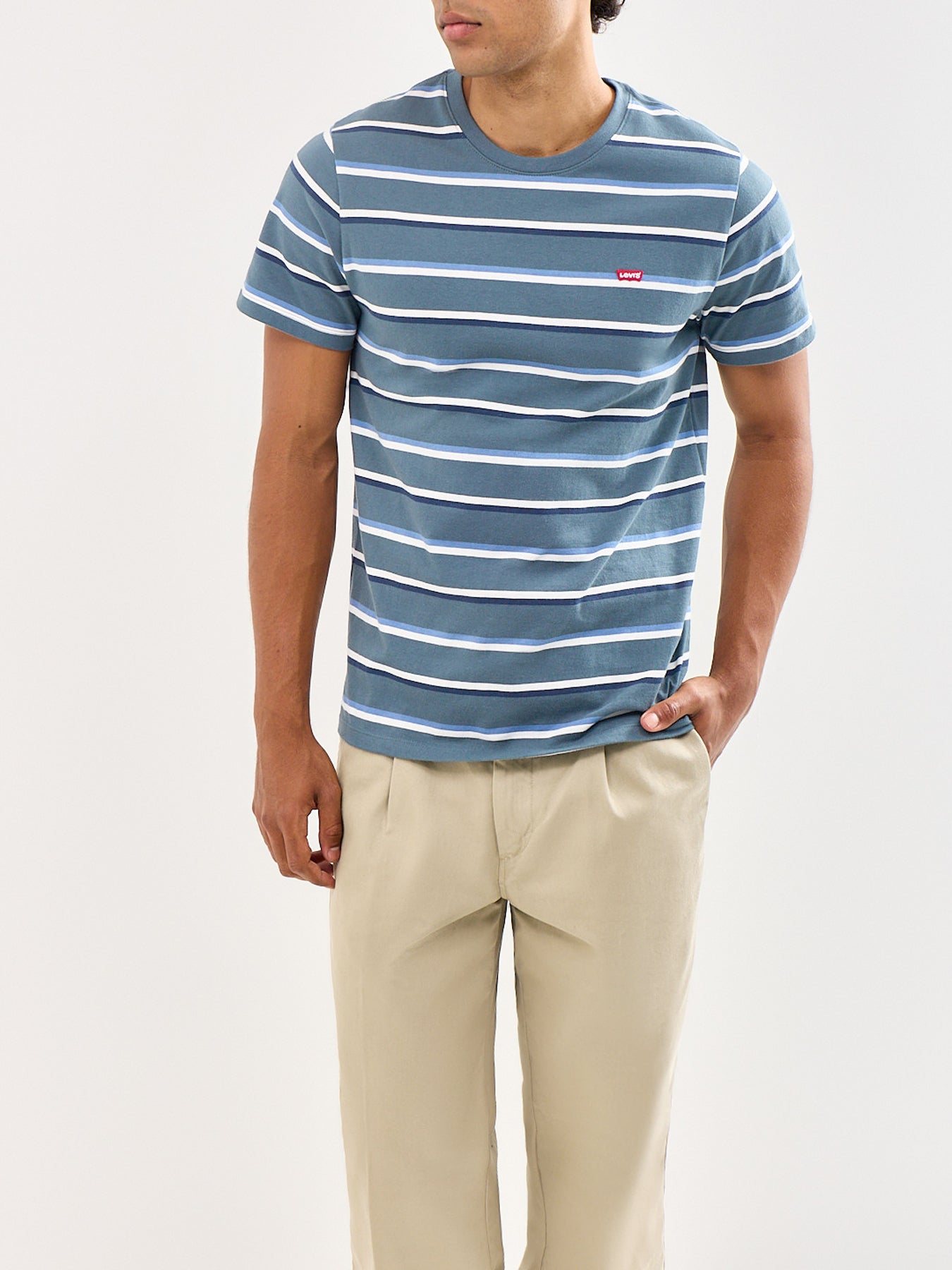 Original Stripe T-Shirt Blue