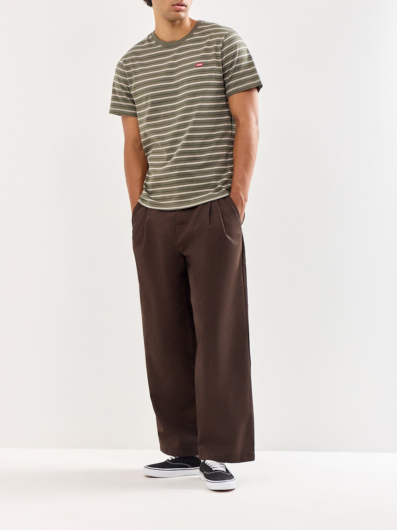 Original Stripe T-Shirt Olive