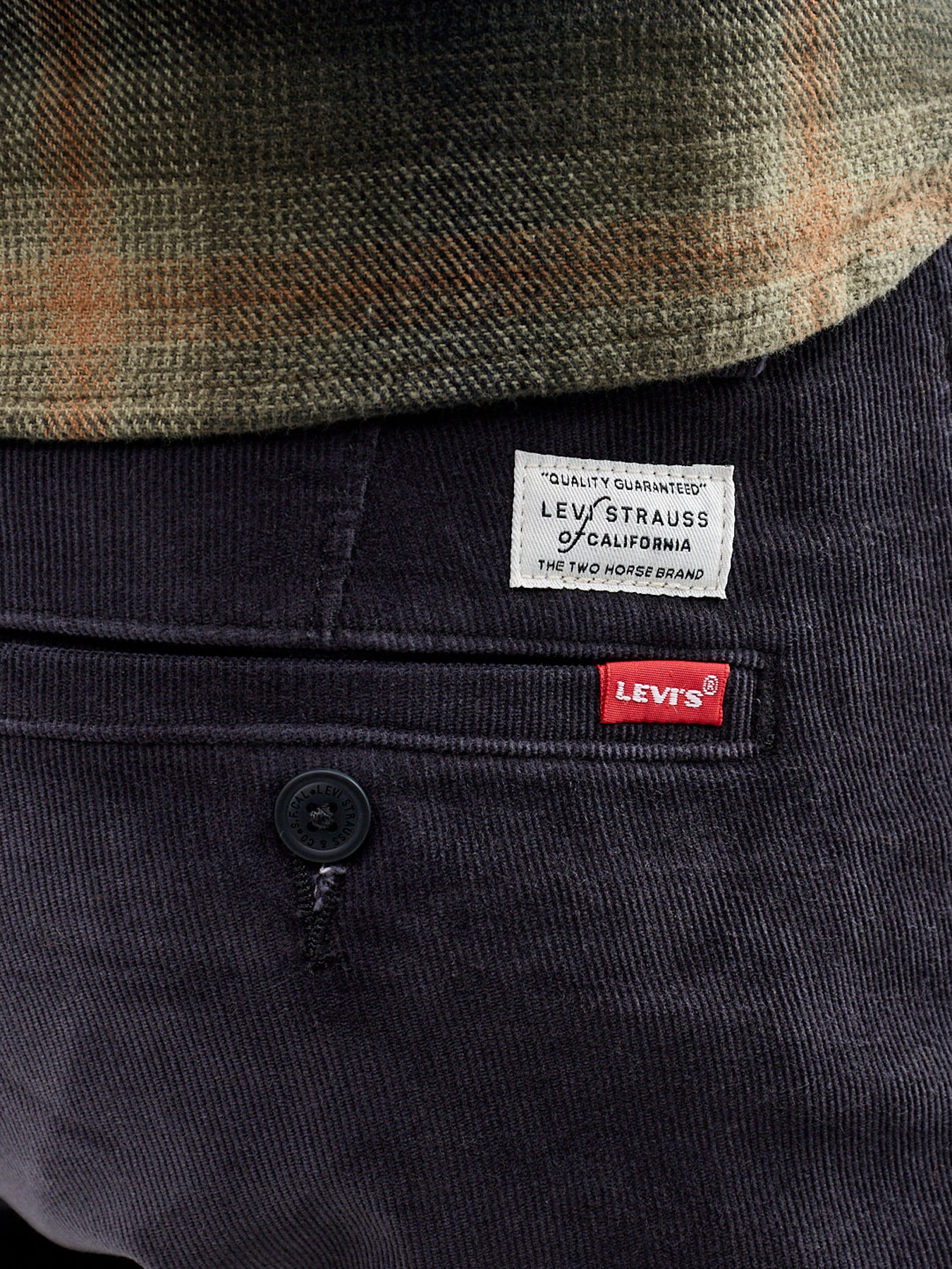 Cotton Cord Chinos - Dark Phantom