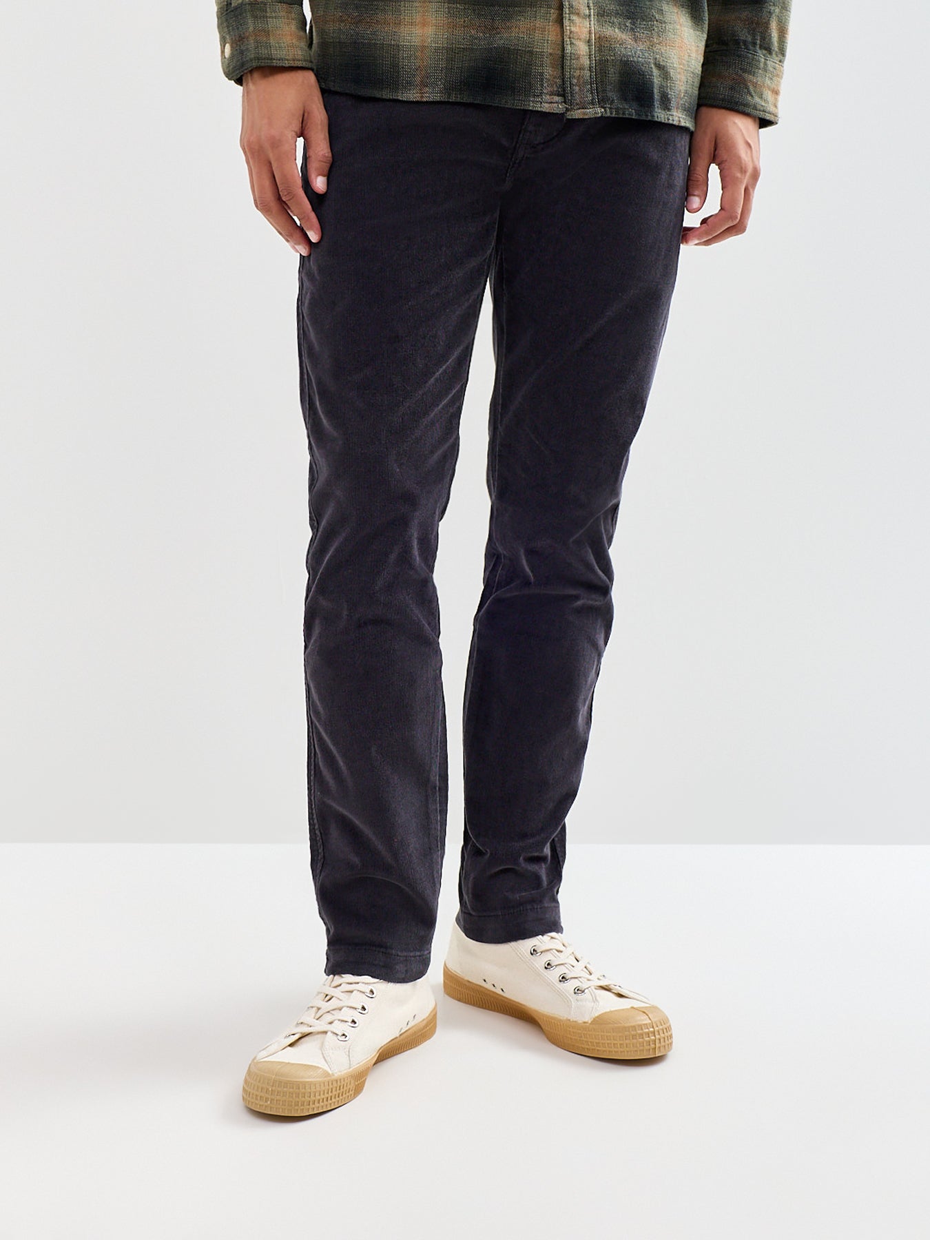 Cotton Cord Chinos - Dark Phantom
