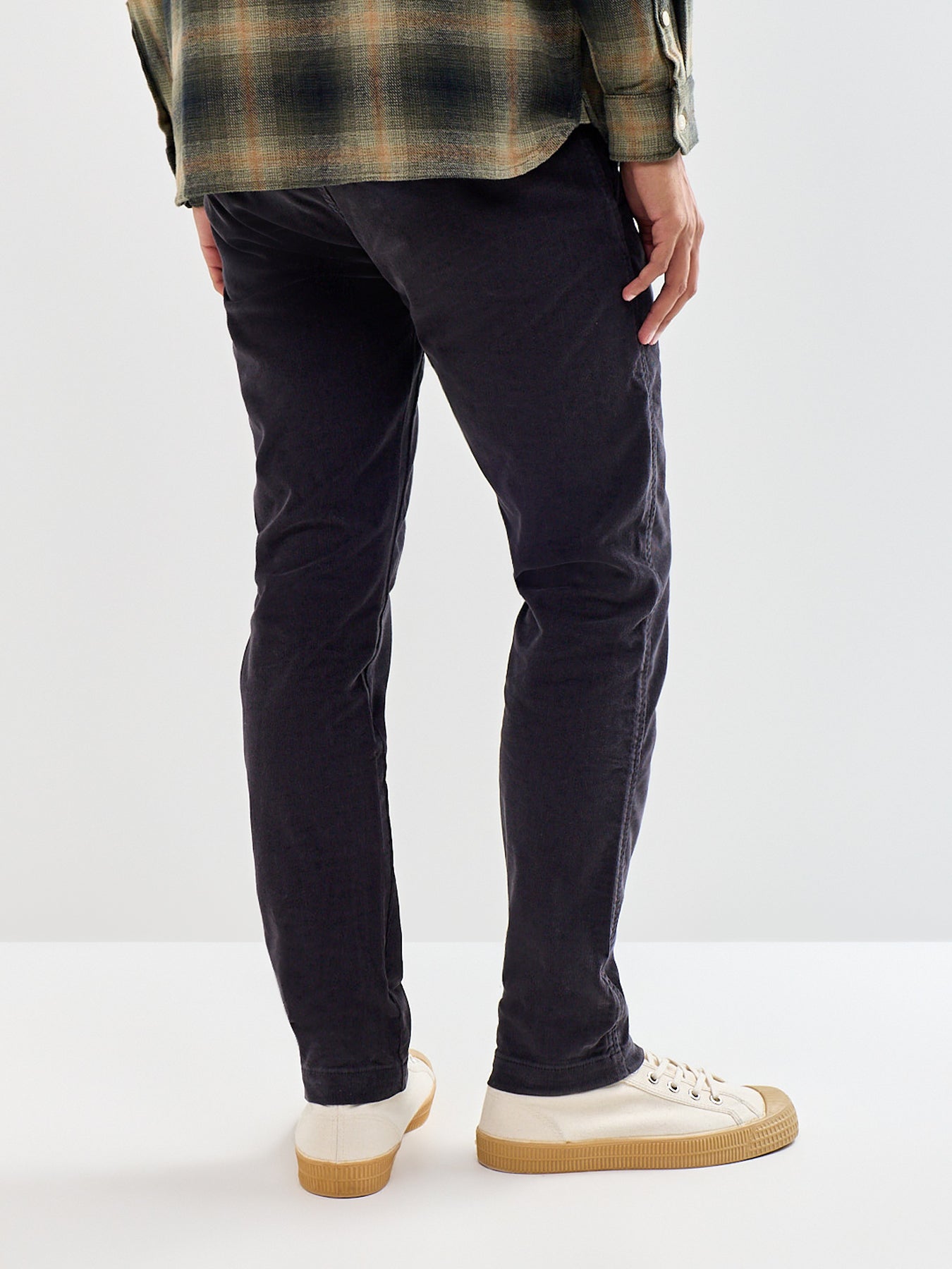 Cotton Cord Chinos - Dark Phantom