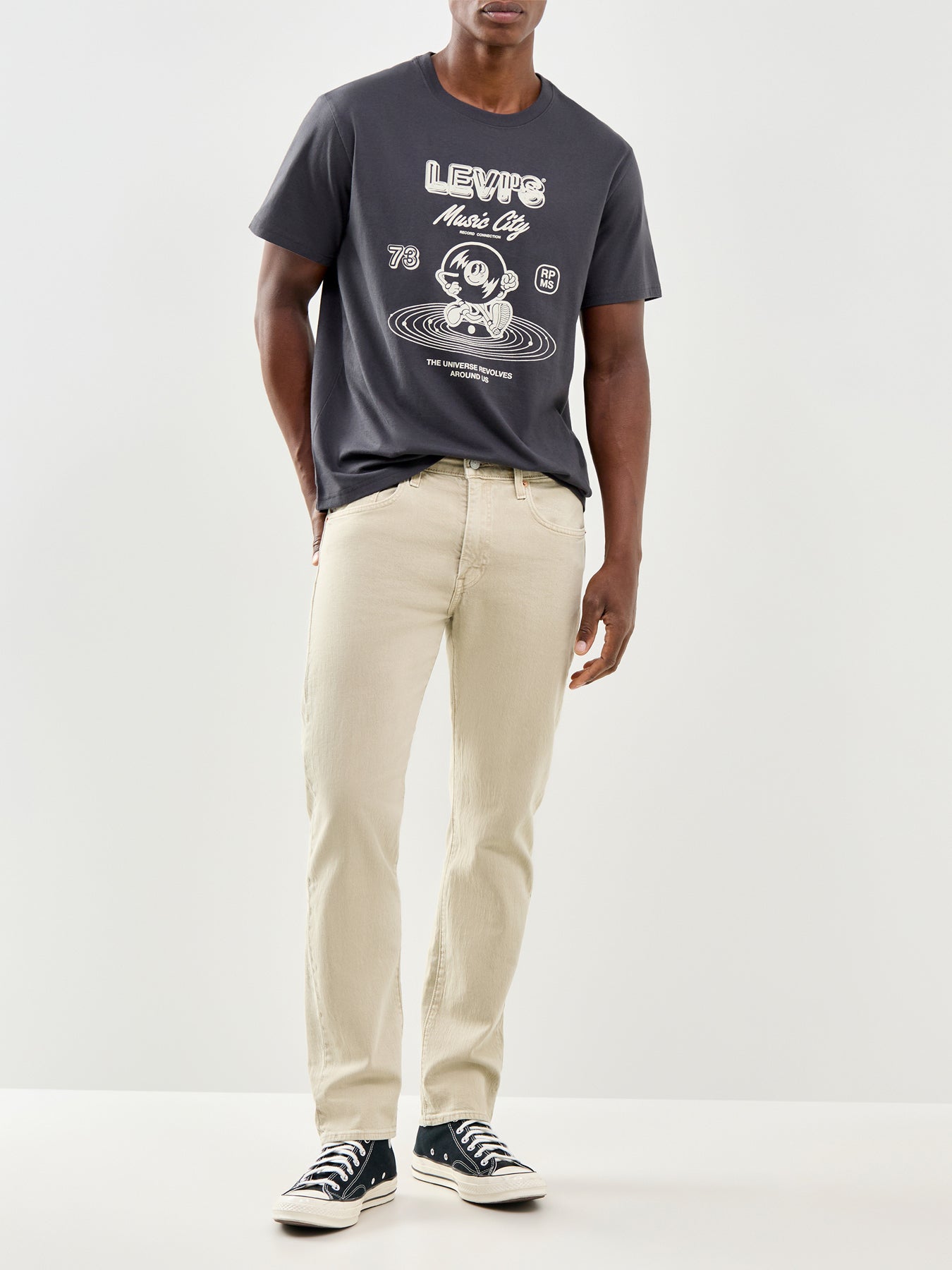 502 Taper Jeans Beige