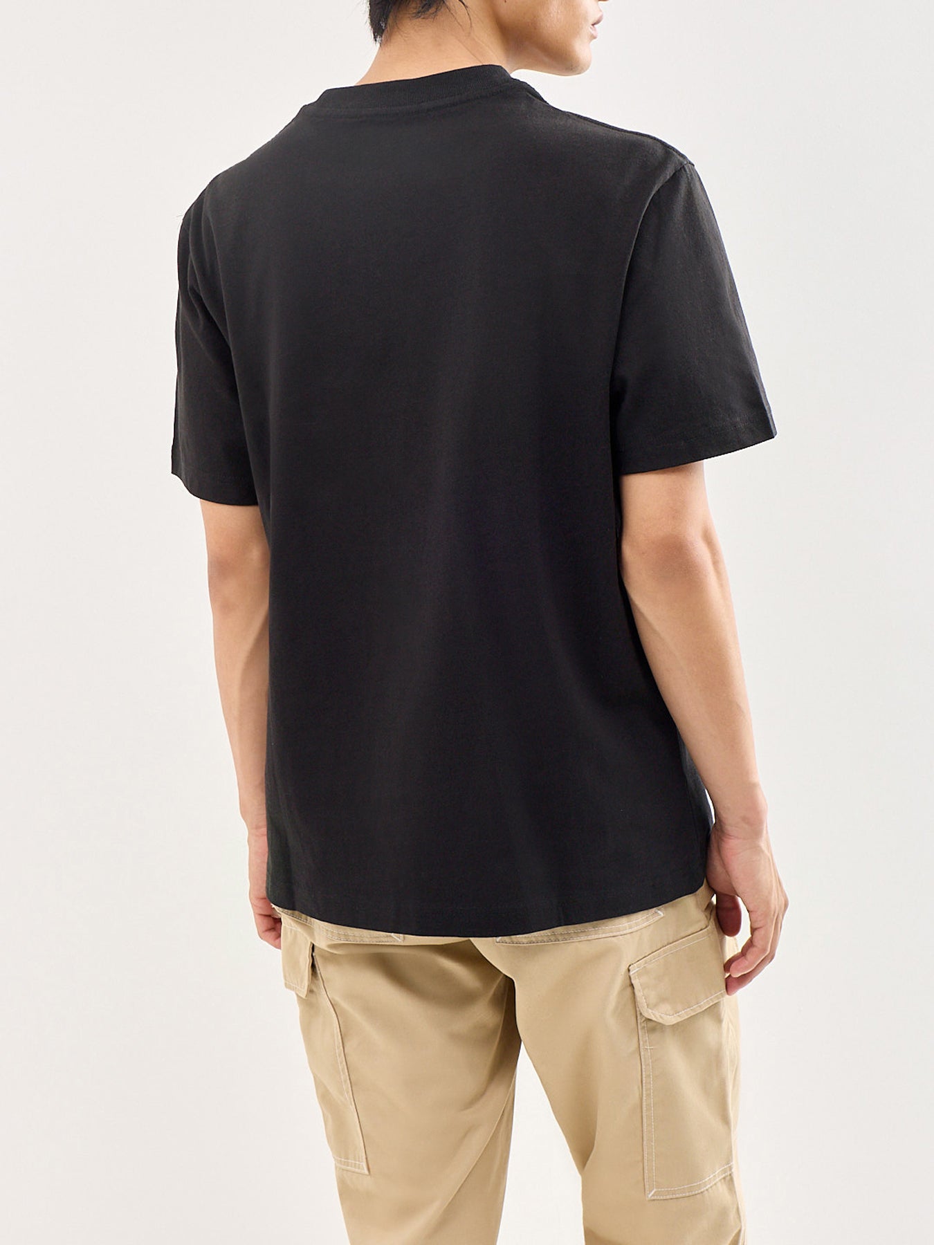 Buddha Face Graphic T-Shirt Black