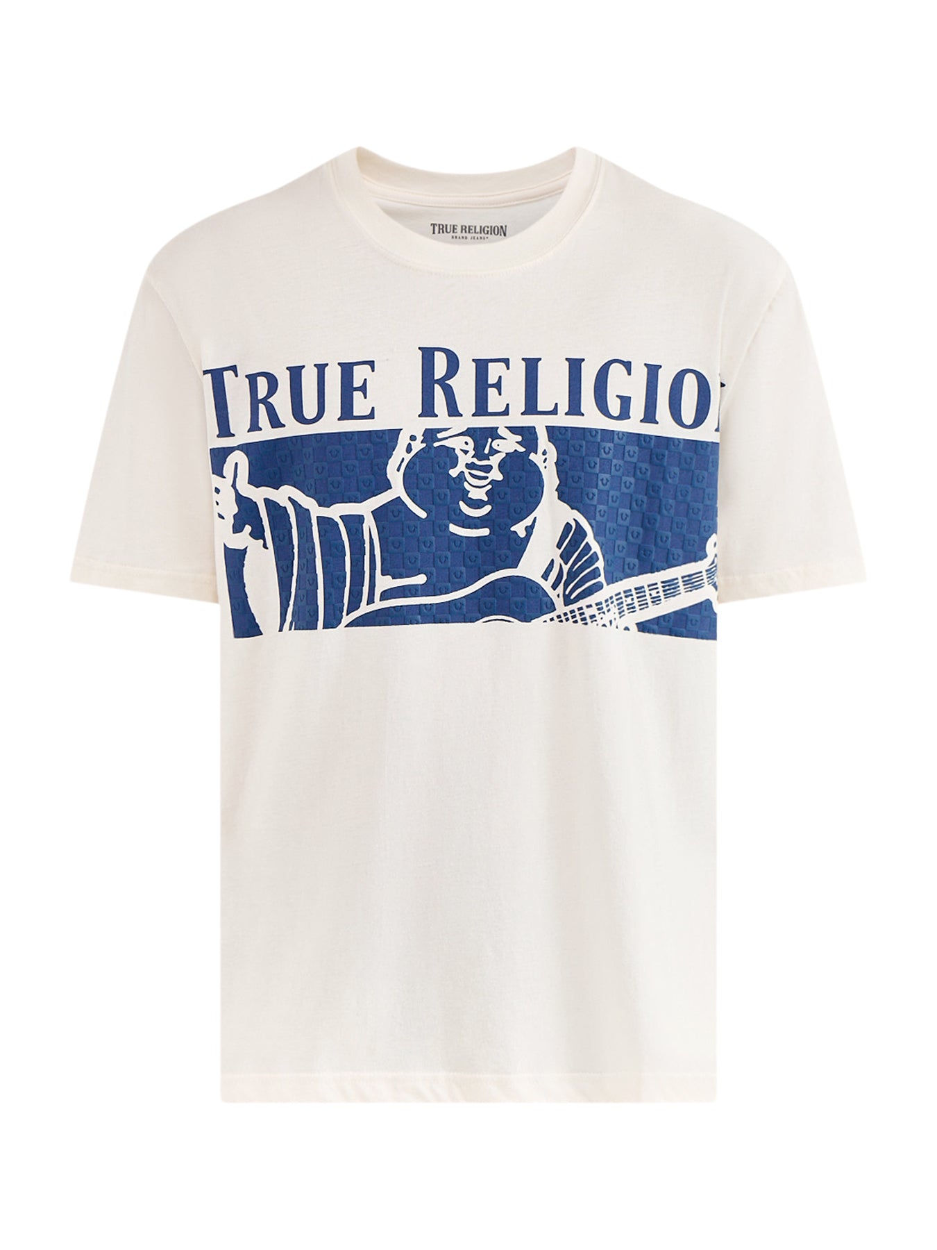 Checkered Buddha T-Shirt White