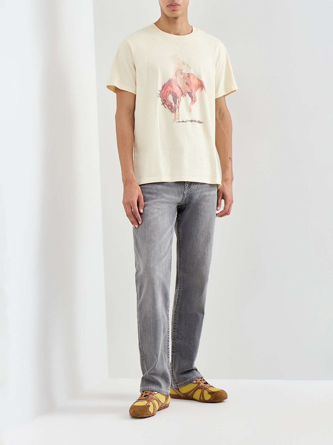 Ricky Straight Leg Jeans Grey