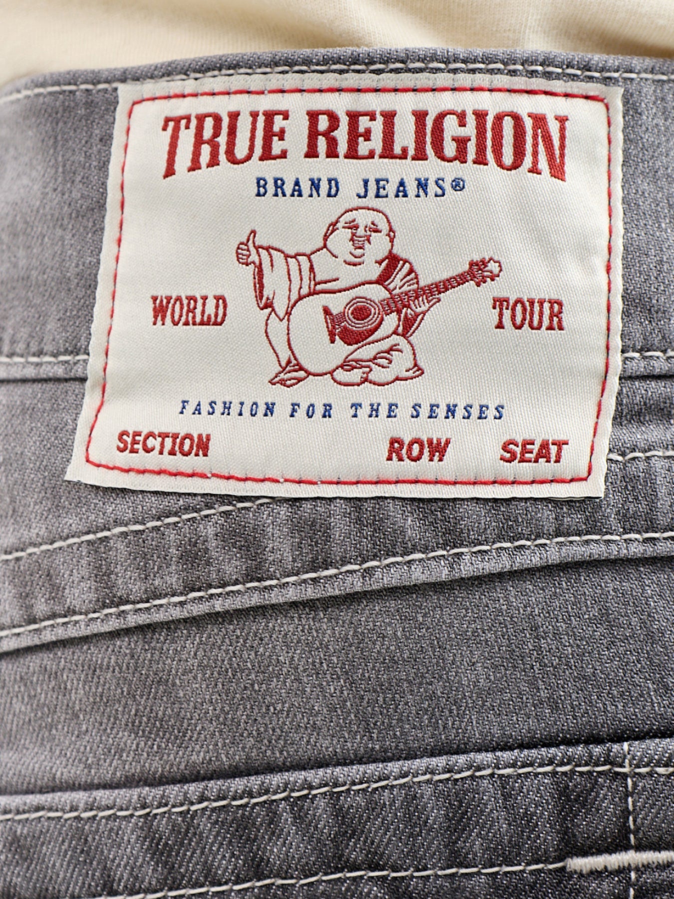 Ricky Straight Leg Jeans Grey