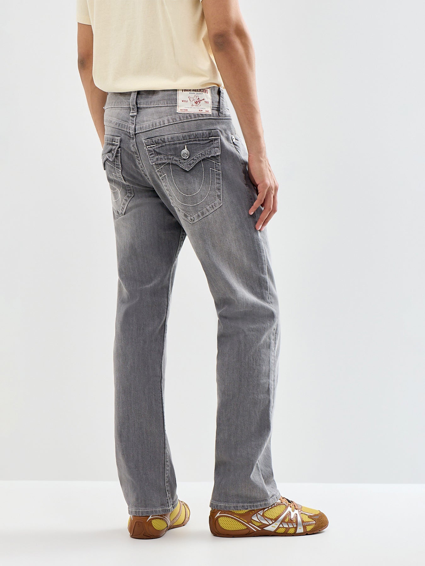 Ricky Straight Leg Jeans Grey