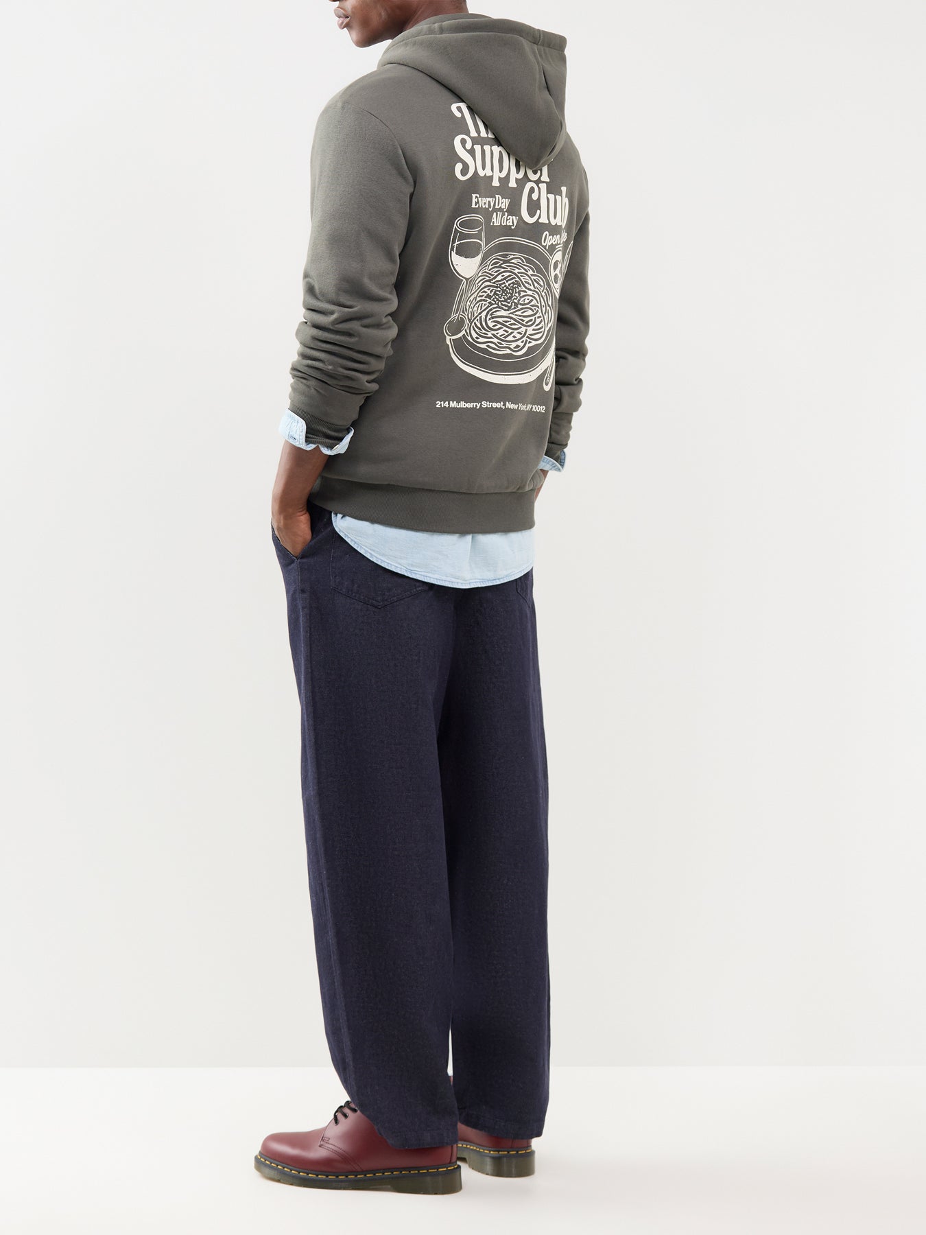 Graphic Hoodie Grey