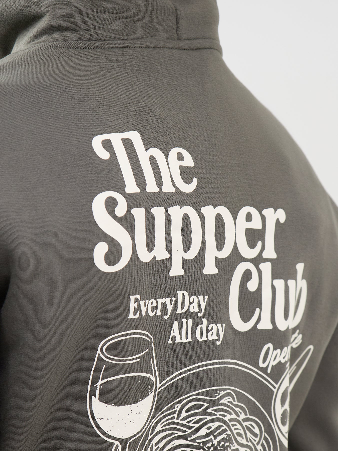 Graphic Hoodie Grey