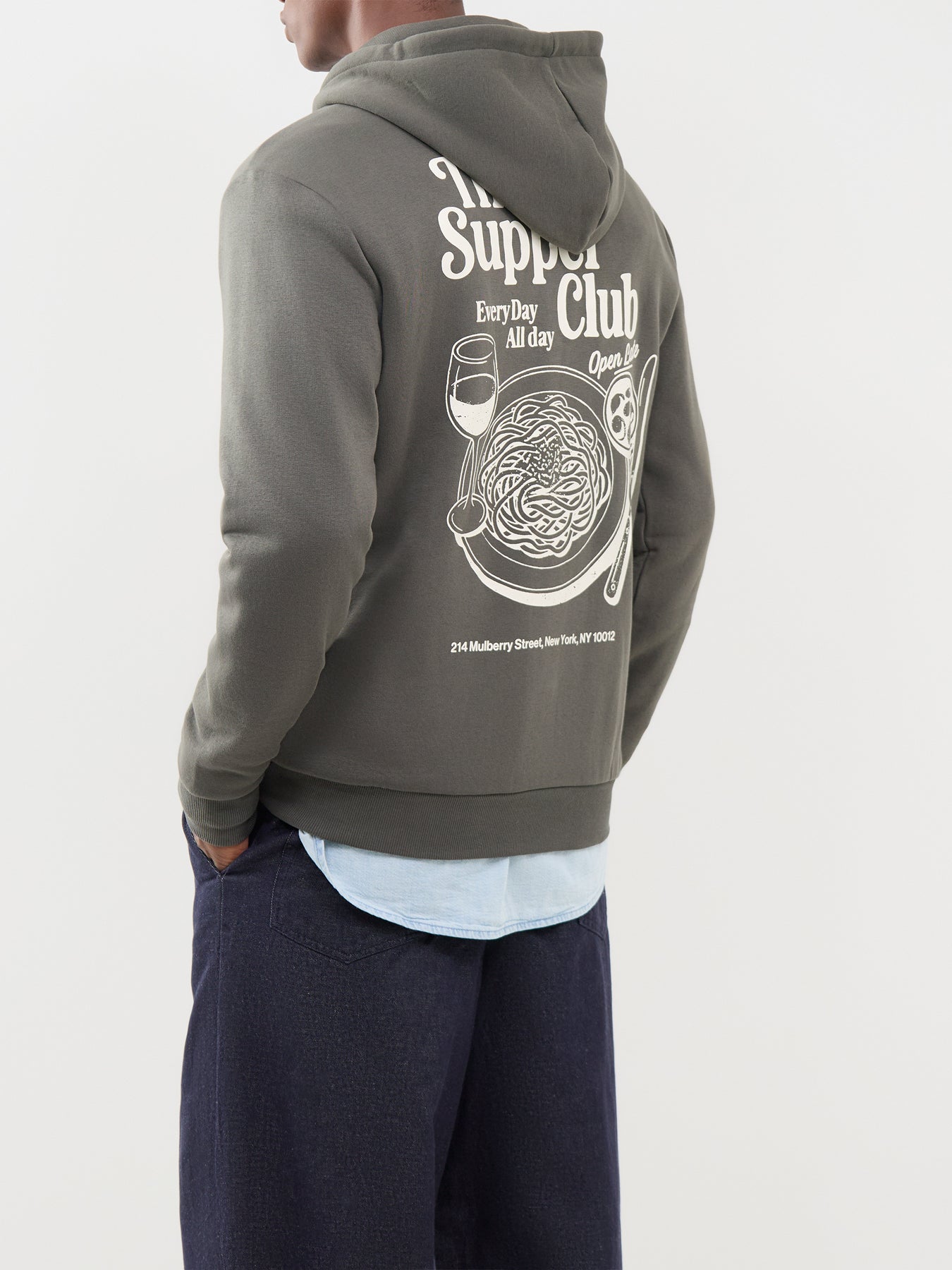 Graphic Hoodie Grey