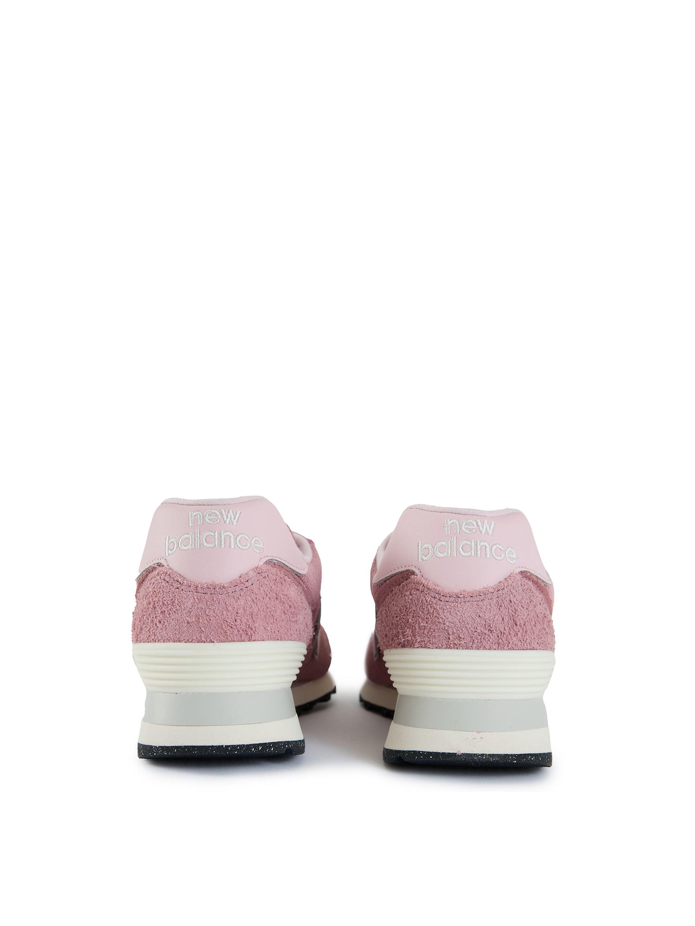 Womens NEW BALANCE 574 Suede Trainers Pink