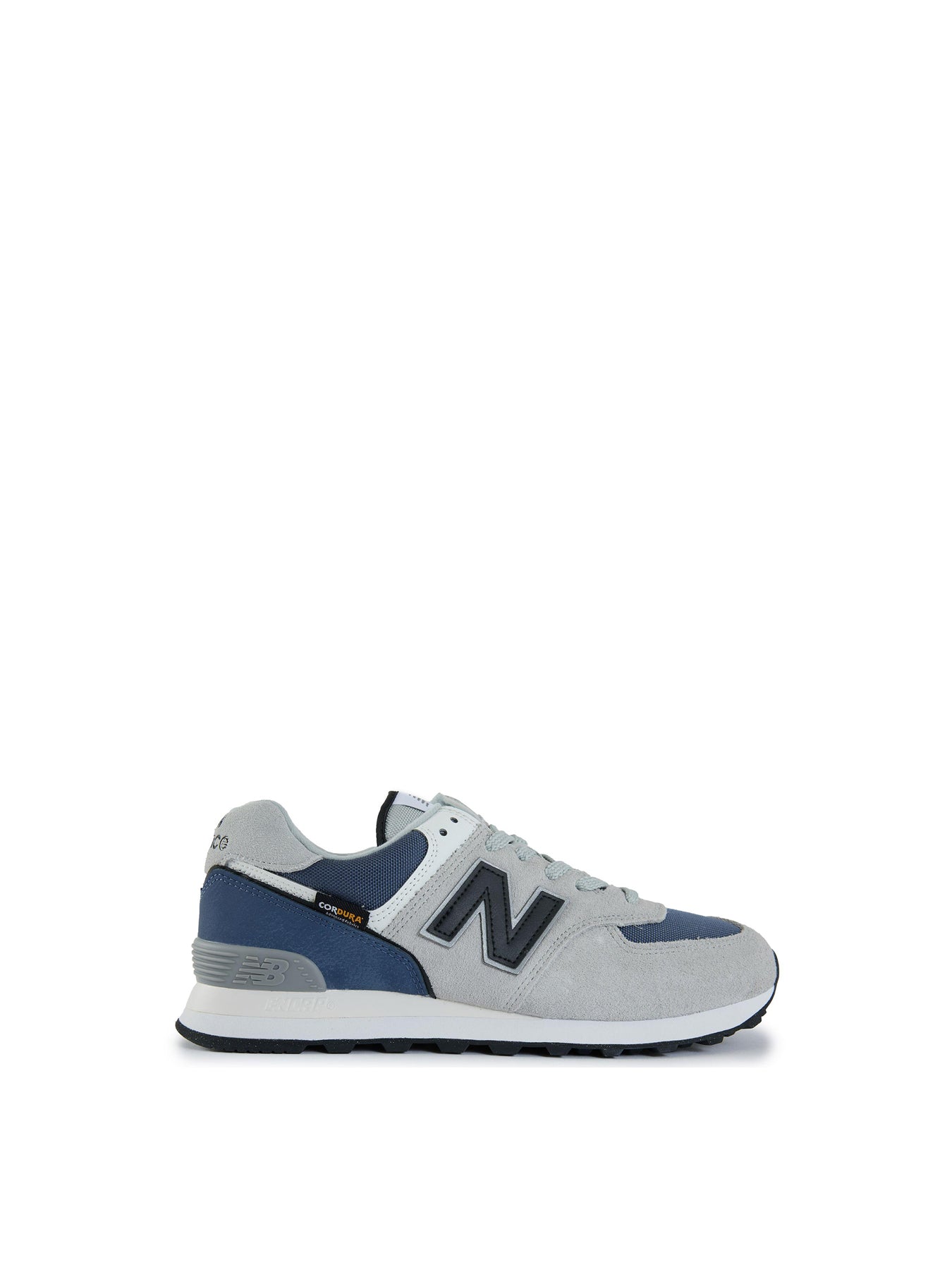 Mens NEW BALANCE 574 Suede Trainers Grey