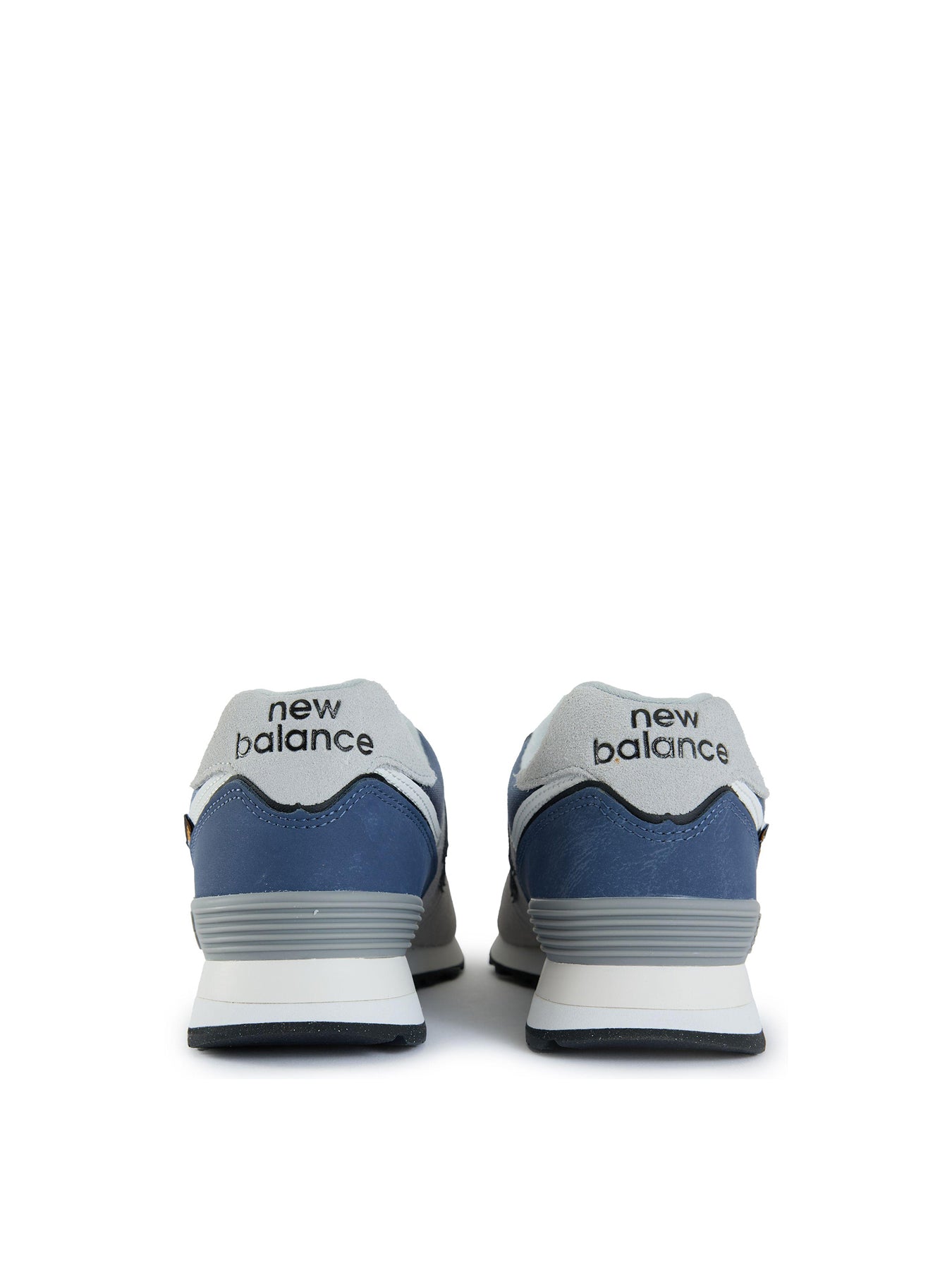 Mens NEW BALANCE 574 Suede Trainers Grey