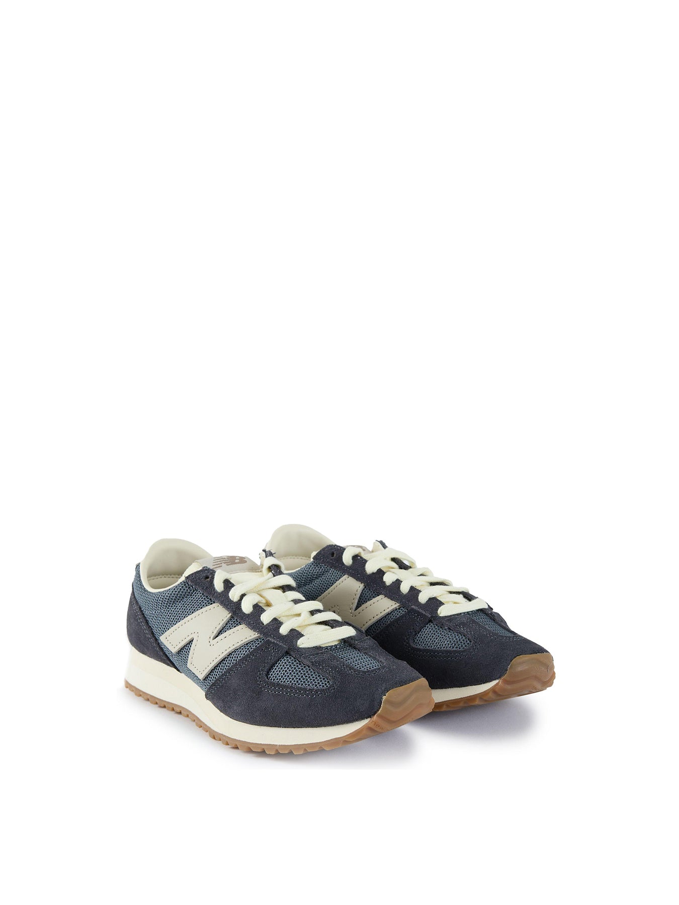 Womens NEW BALANCE 471 Suede Trainers Blue